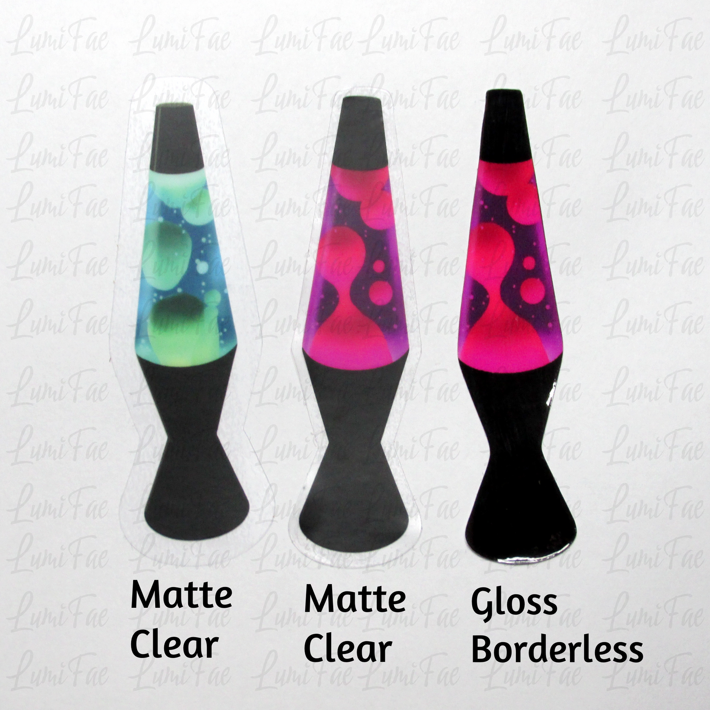 Blue Lava Lamp Sticker - 90s Retro Waterproof Vinyl Decal - LumiFae
