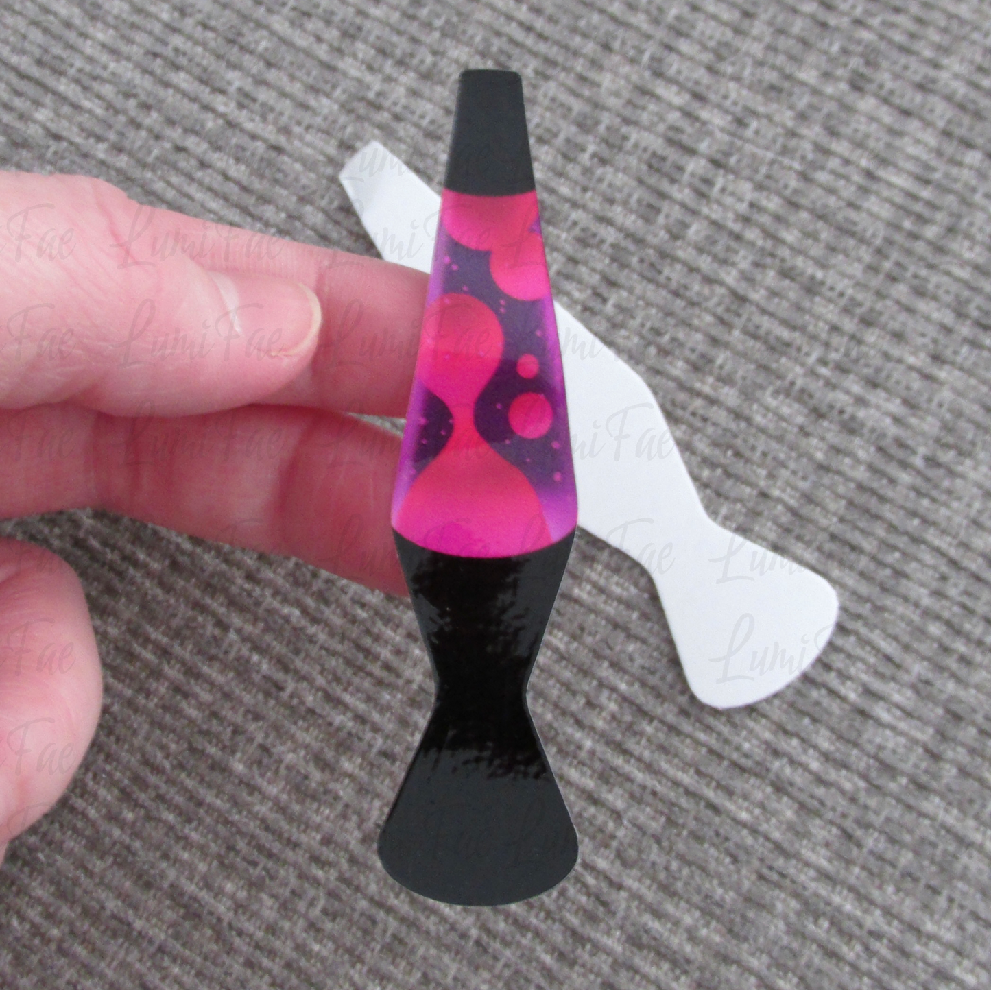 Pink Purple Lava Lamp Sticker - 90s Retro Vinyl Decal - LumiFae