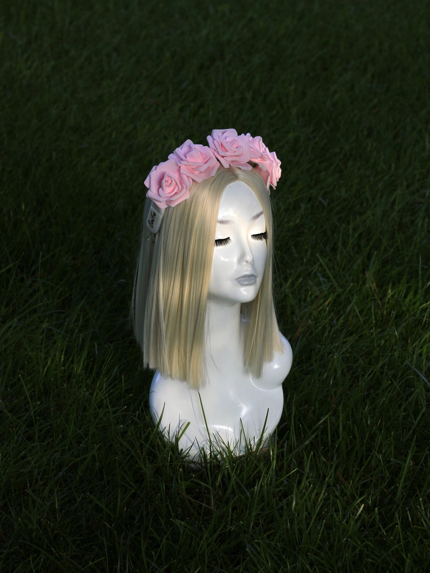 LED Rose Crown, Glowing Flower Tiara, Made-to-Order