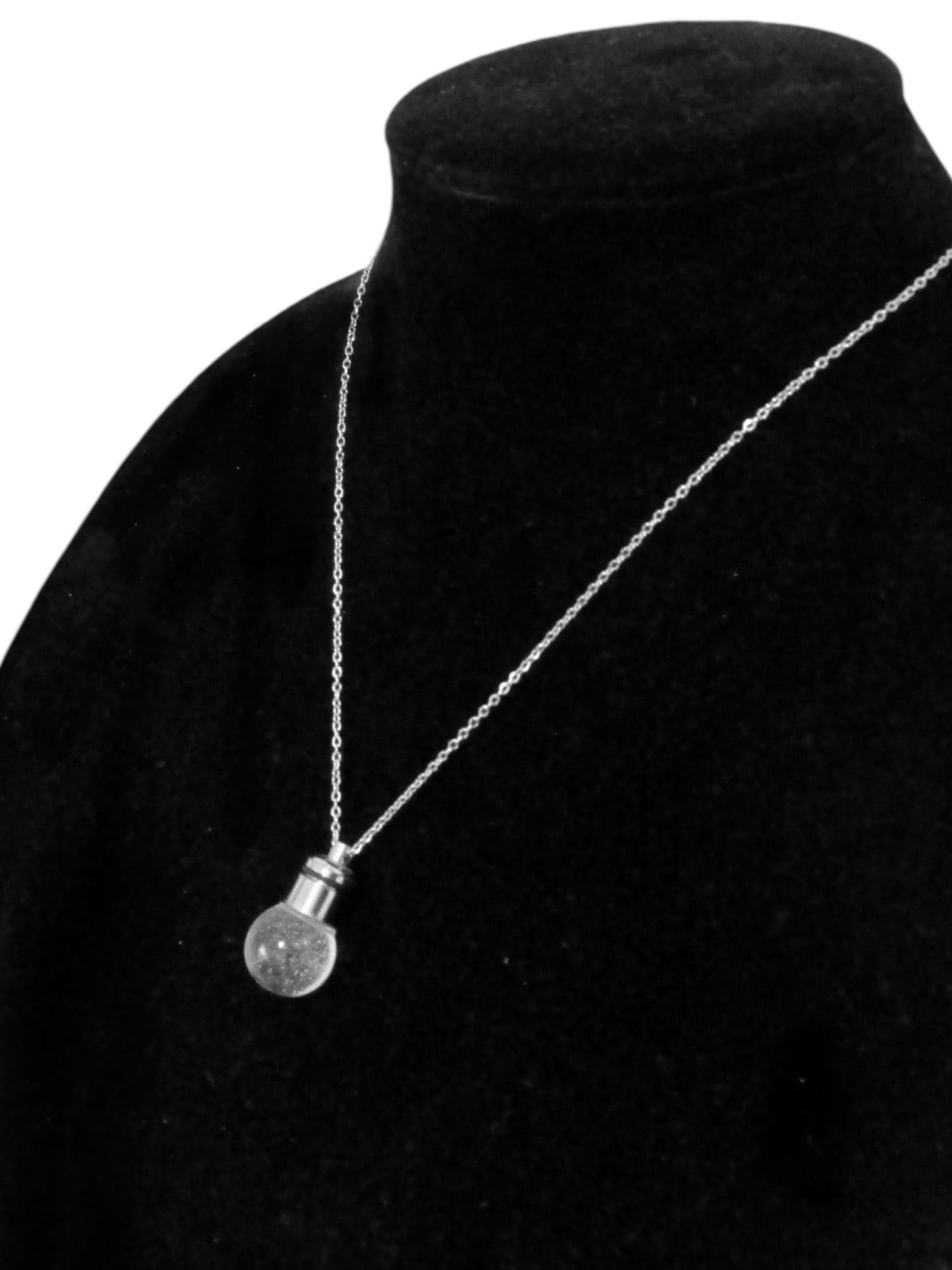 LED Bubble Necklace - Light up Jewelry, Resin Pendant, Handmade - LumiFae