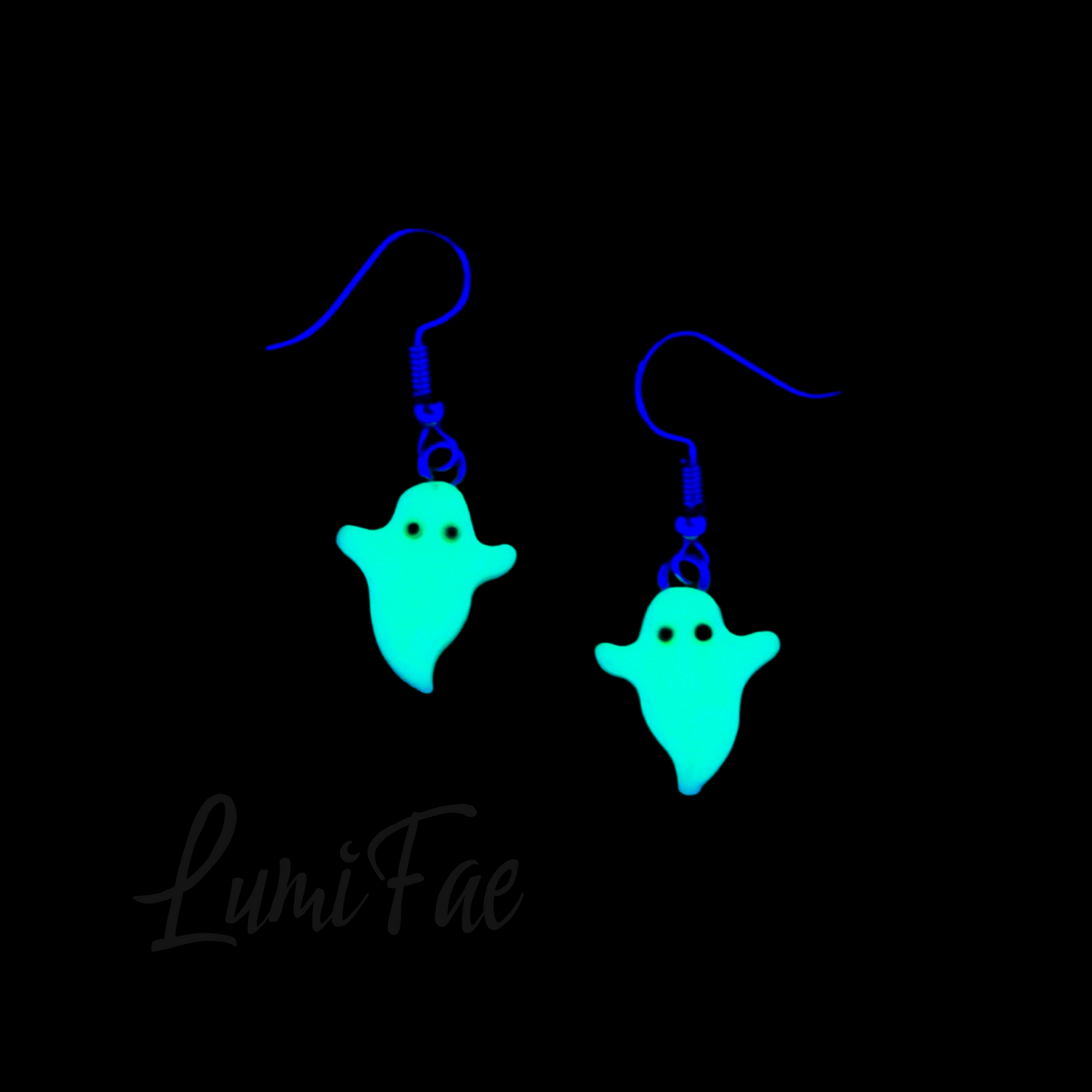 Glow-in-the-Dark Ghost Earrings