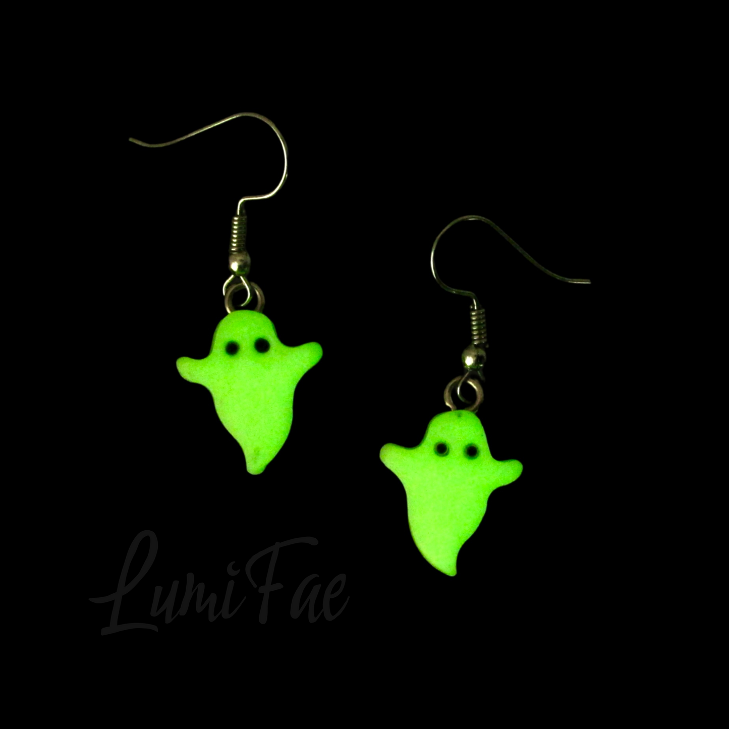 Glow-in-the-Dark Ghost Earrings