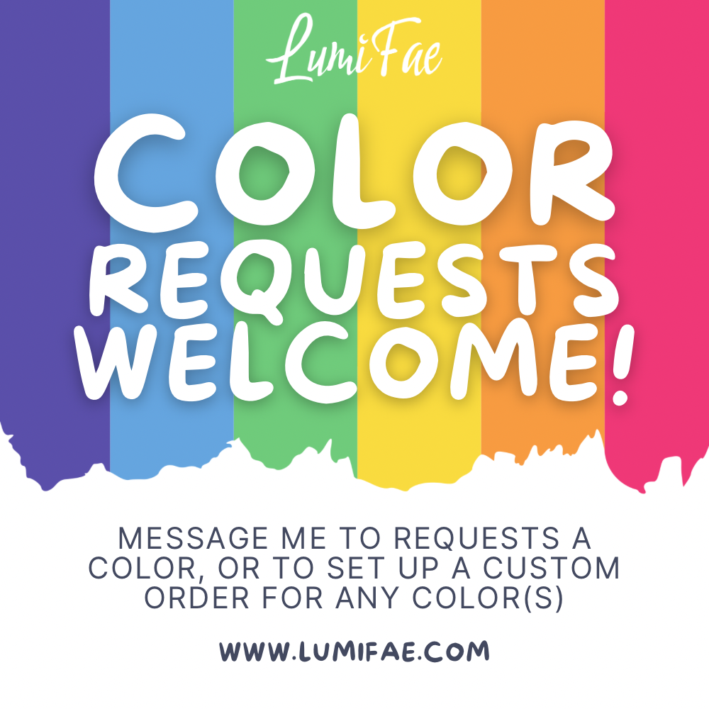 Color Requests Welcome. Message Seller.