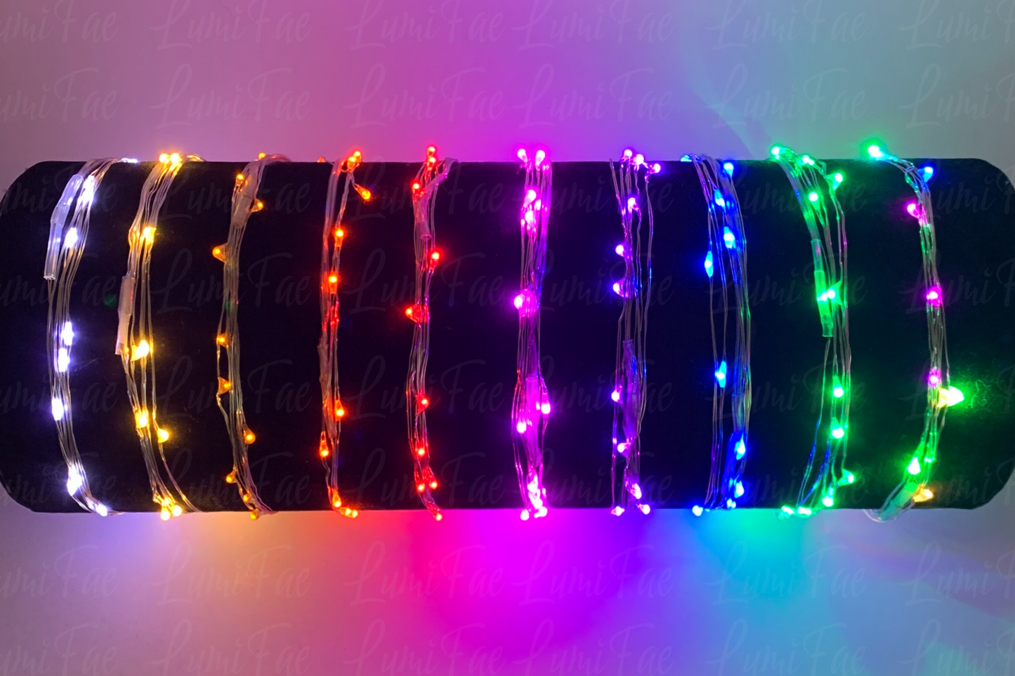 LED Cat Ears Headband - Light Up Rave Festival Costume Accessory, Handmade - LumiFae