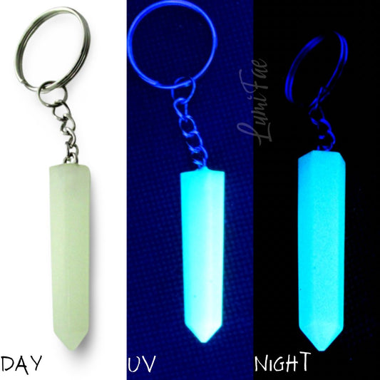 Glow in the Dark Crystal Keychain - LumiFae