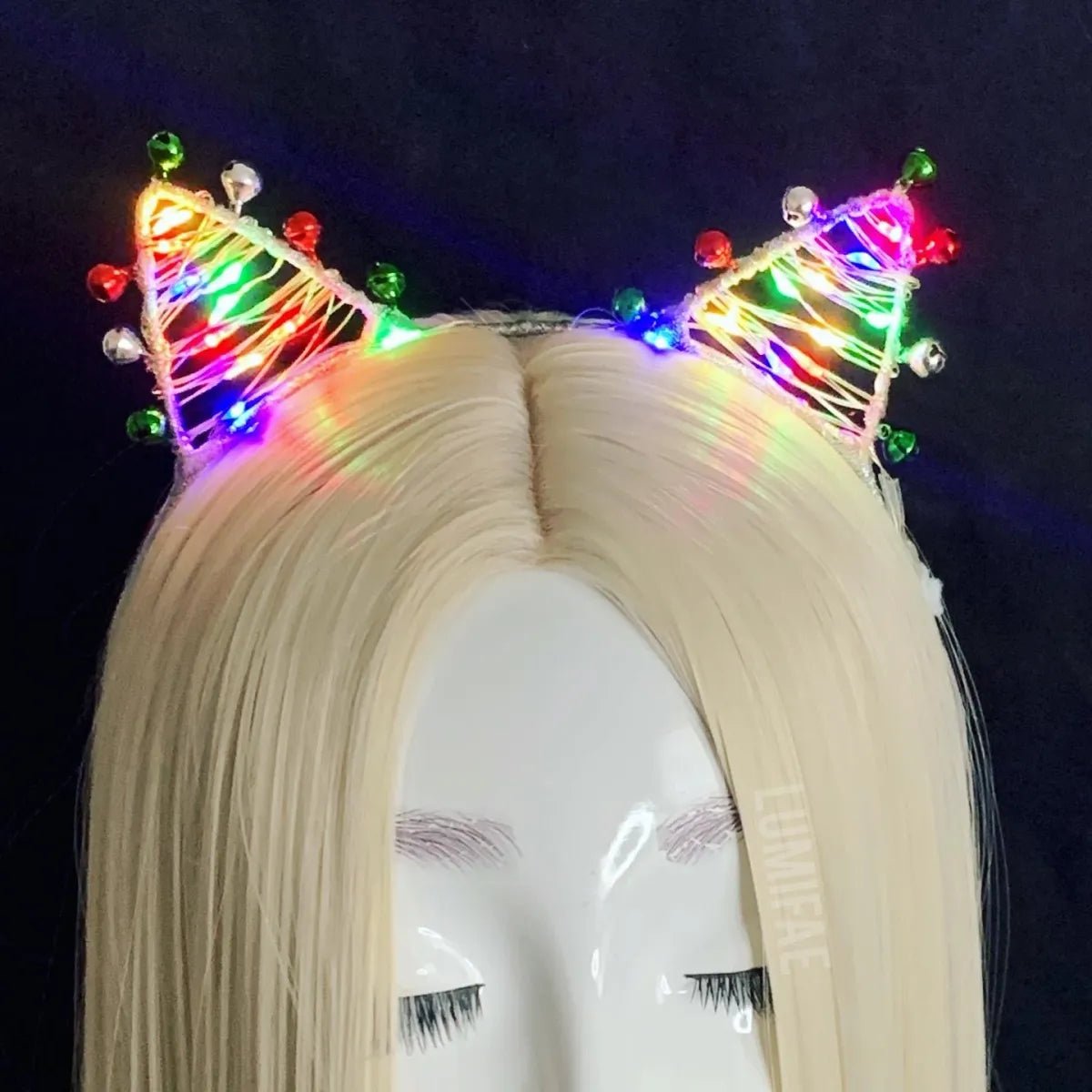 Glowing Jingle Bell Cat Ears - LumiFae