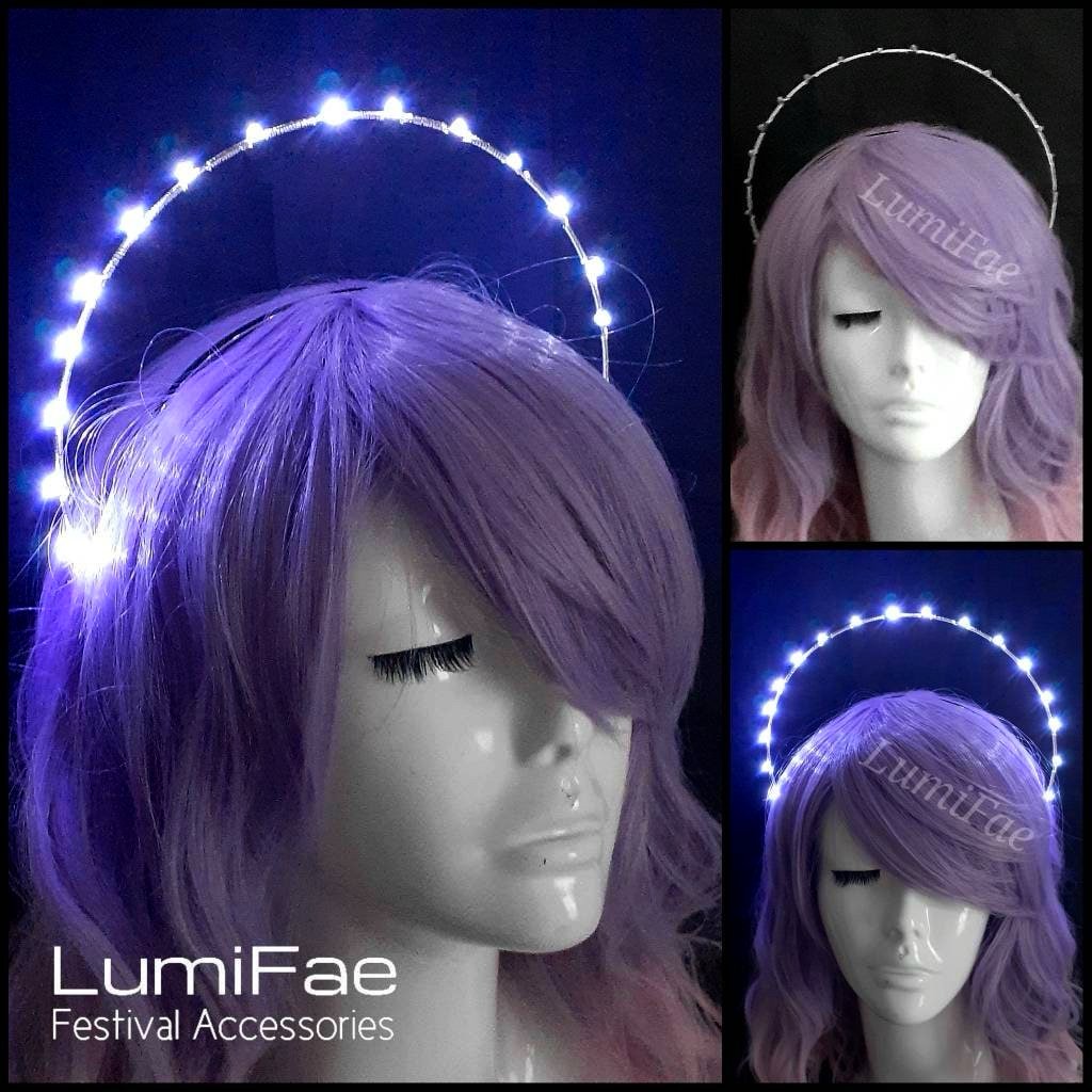 LED Goddess Halo Crown, MTO - LumiFae