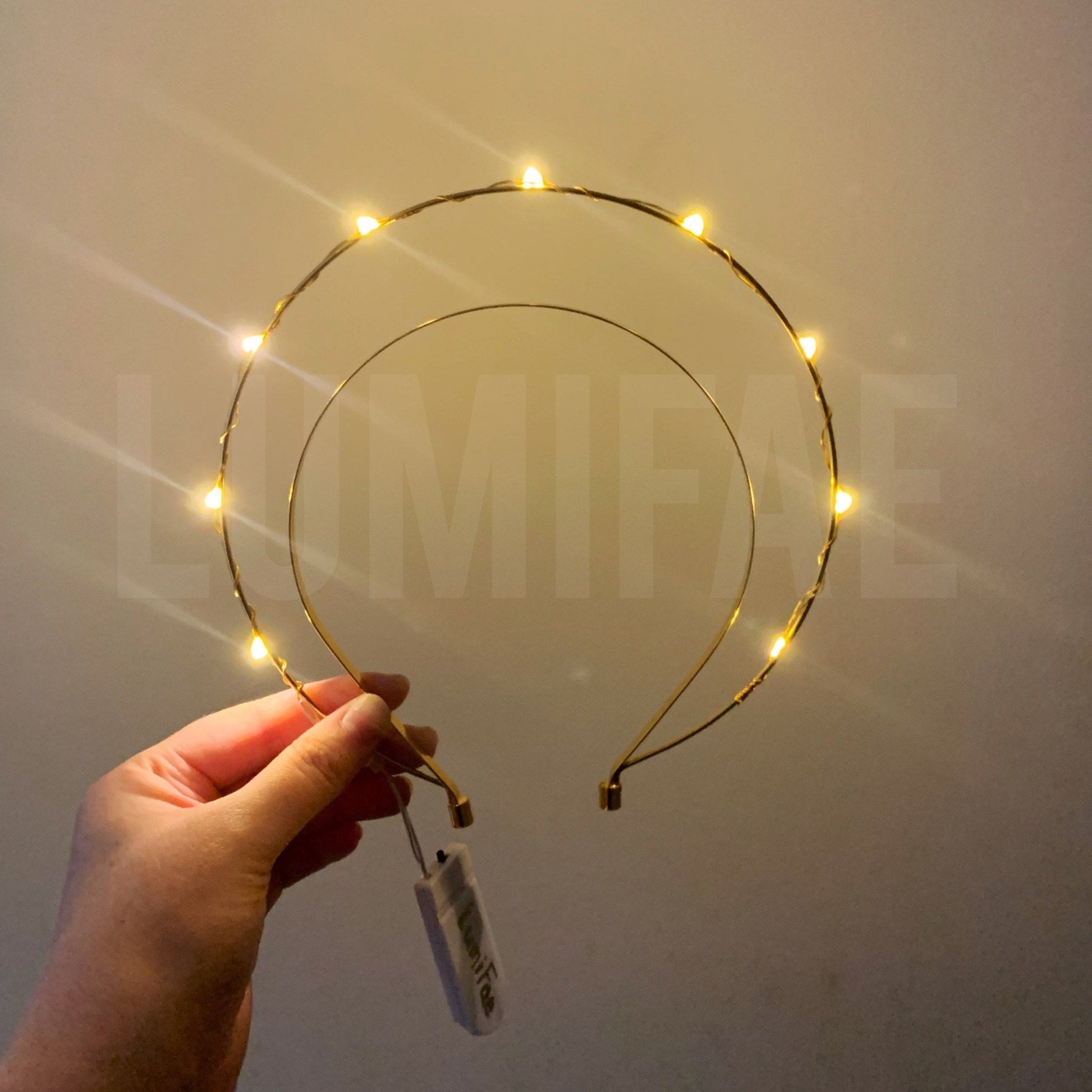 LED Goddess Halo Crown, MTO - LumiFae