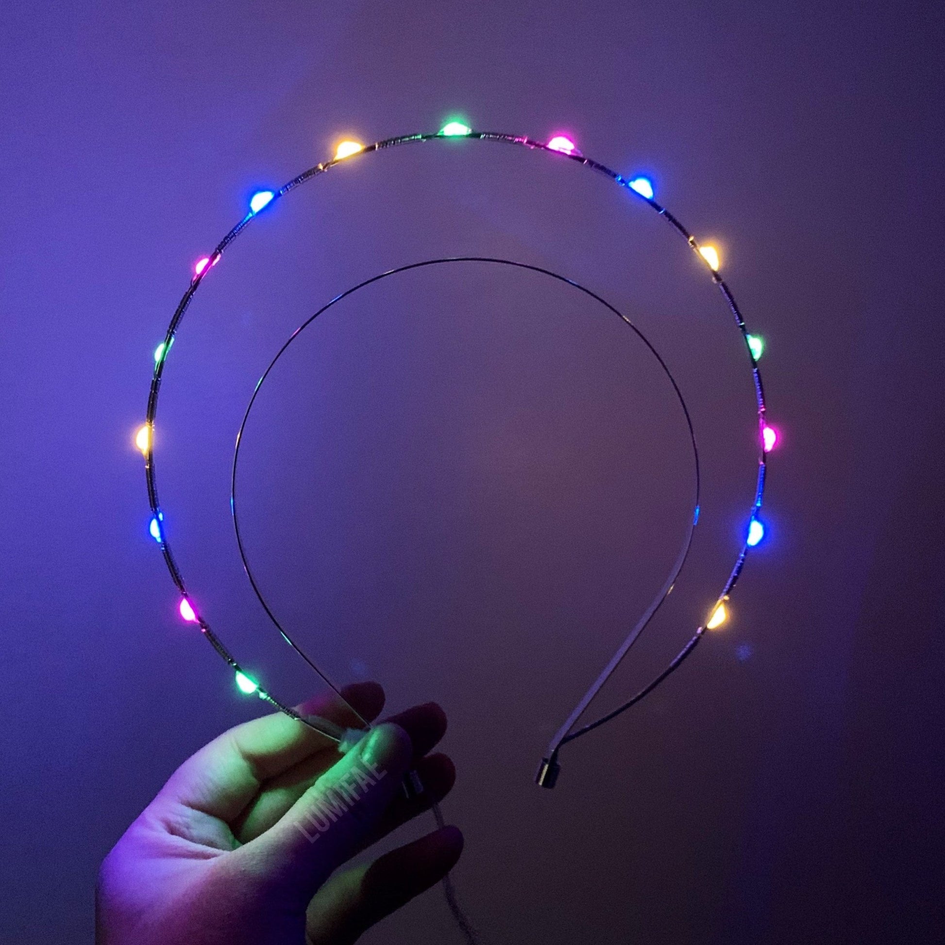 LED Goddess Halo Crown, MTO - LumiFae