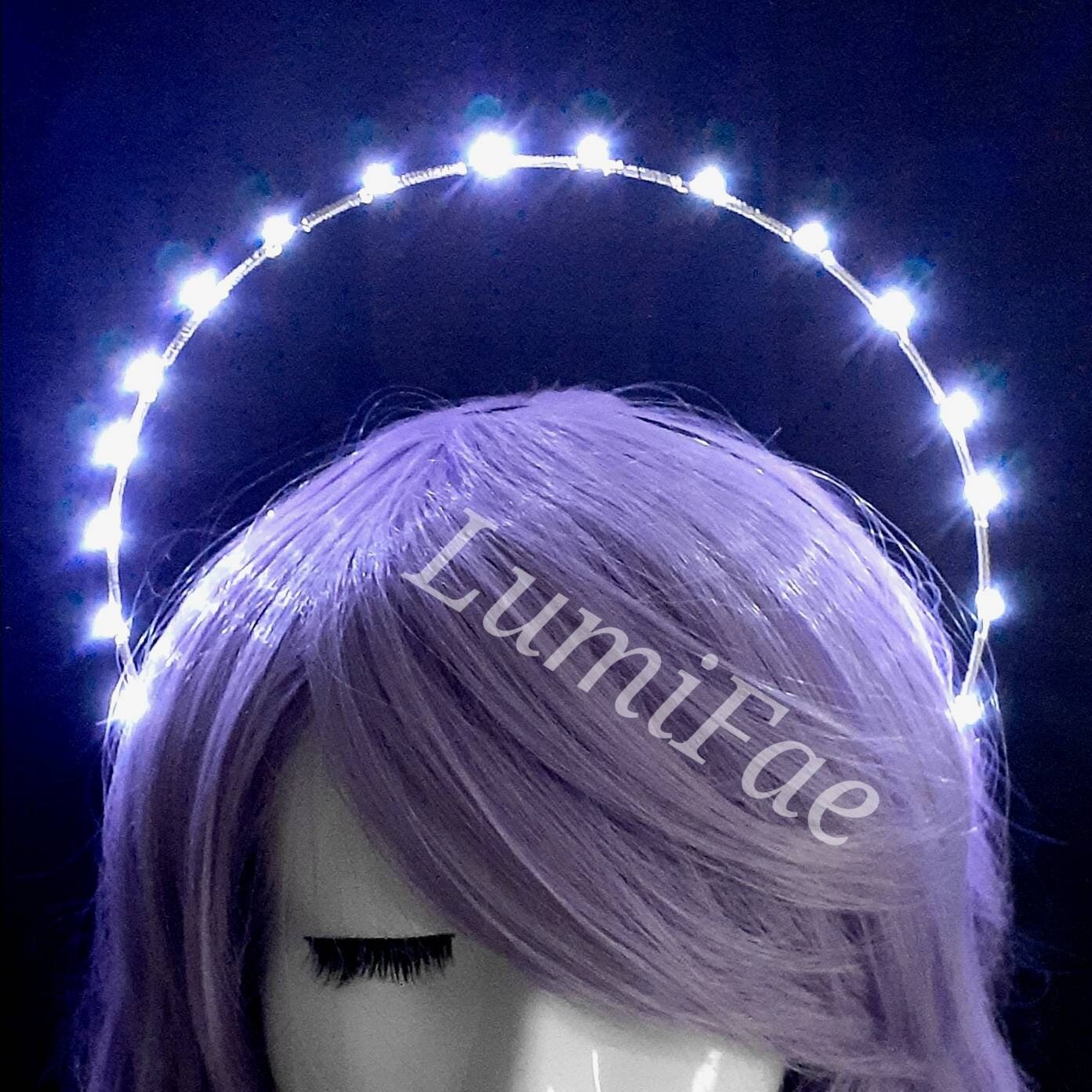 LED Goddess Halo Crown, MTO - LumiFae