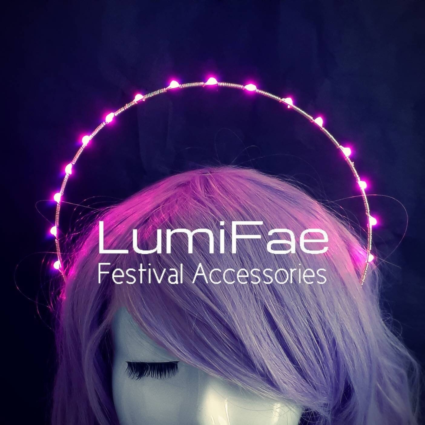 LED Goddess Halo Crown, MTO - LumiFae