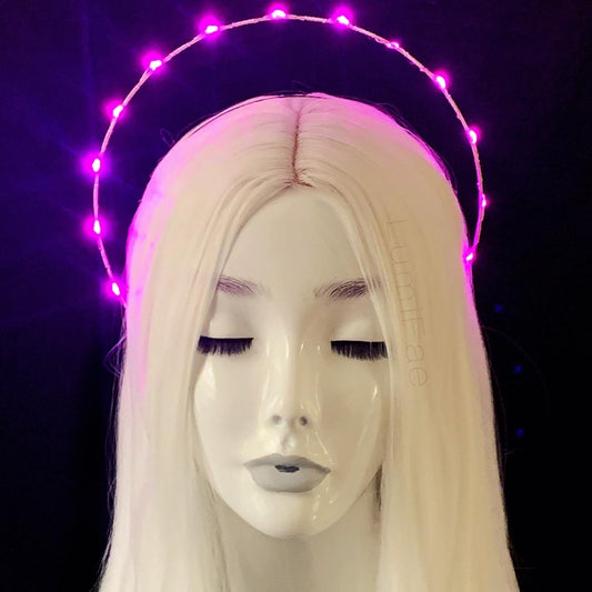 LED Goddess Halo Crown, MTO - LumiFae