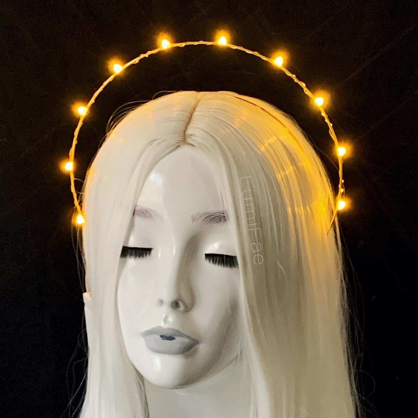 LED Goddess Halo Crown, MTO - LumiFae