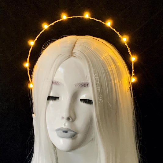 LED Goddess Halo Crown, MTO - LumiFae