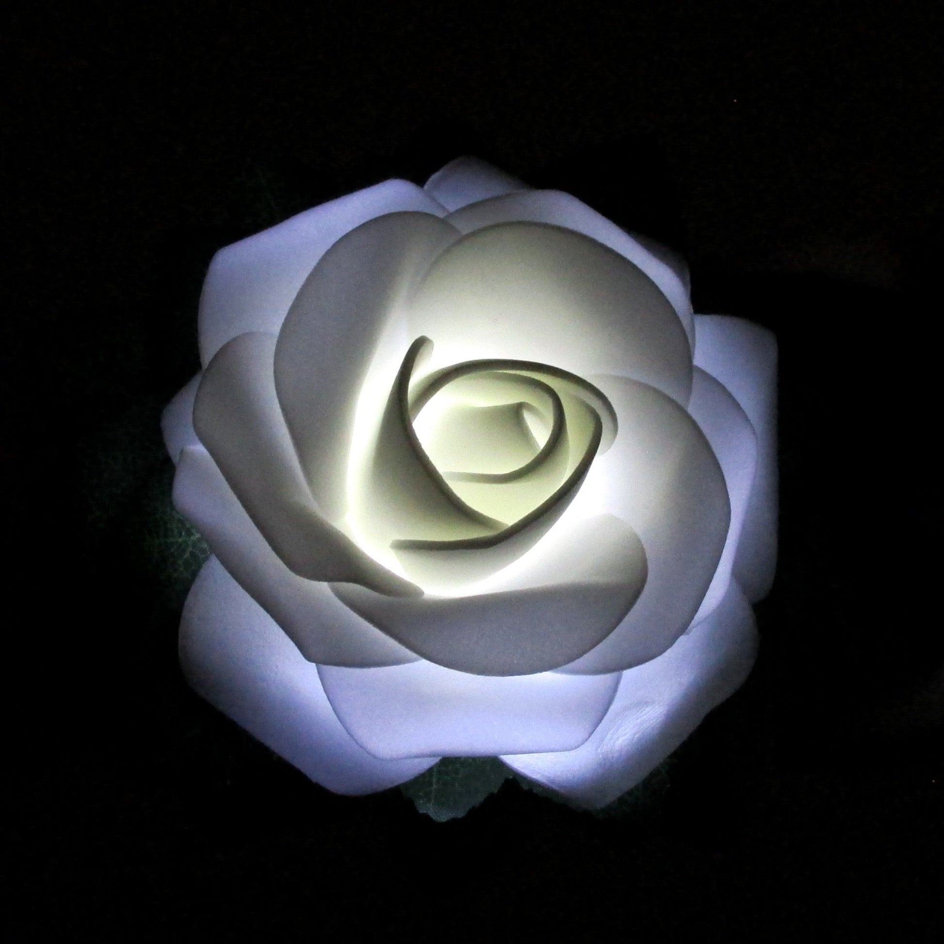 LED White Rose Wrist Corsage - LumiFae