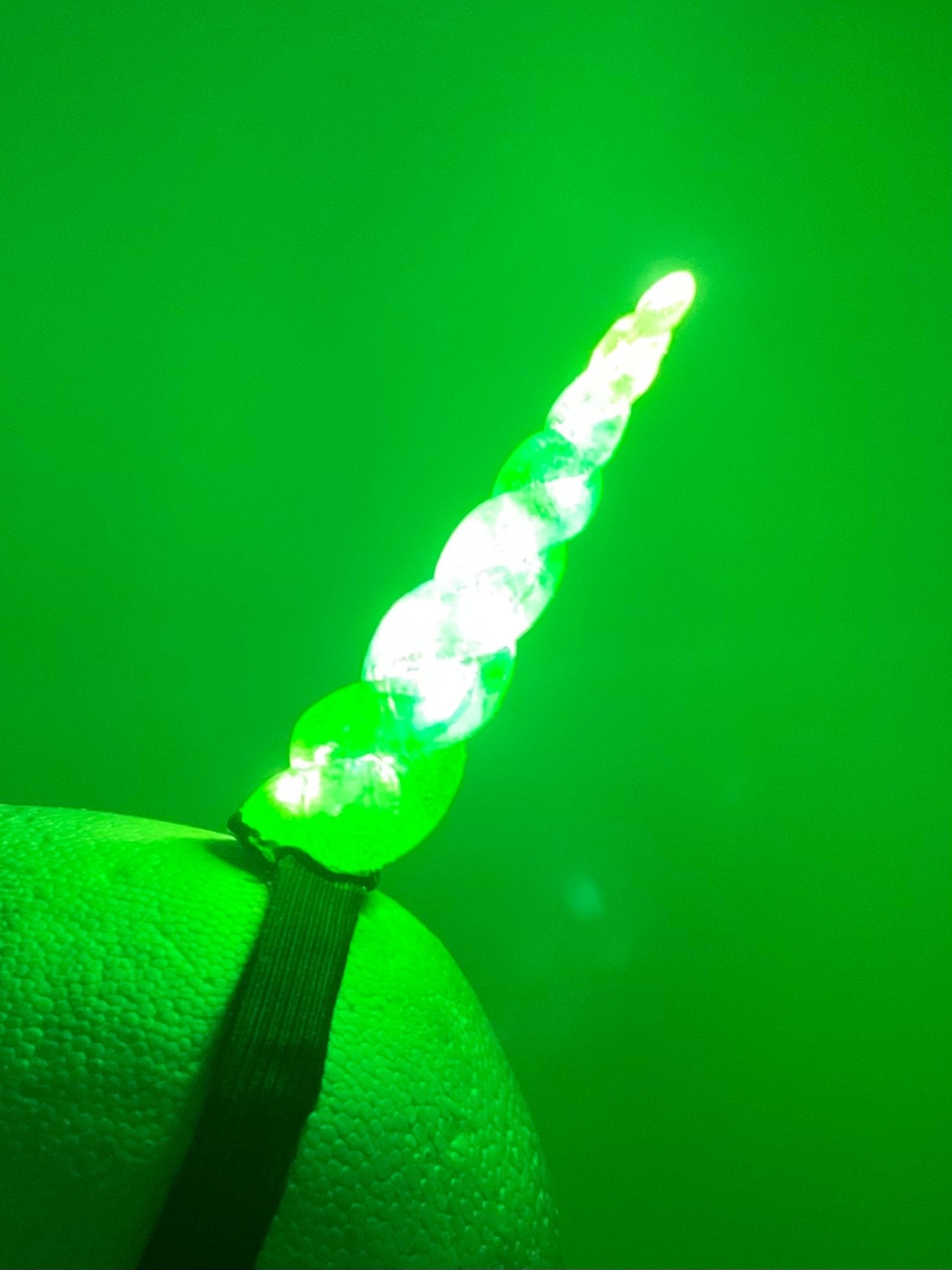 Neon Green LED Unicorn Horn Headband - LumiFae