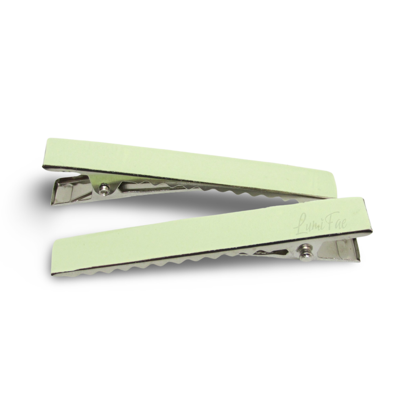 Glow-in-the-Dark 2” Hair clips, set of 2