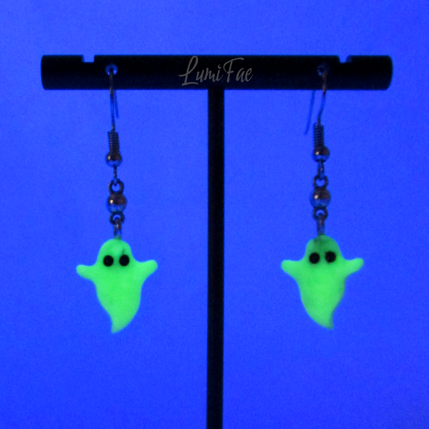 Glow-in-the-Dark Ghost Earrings