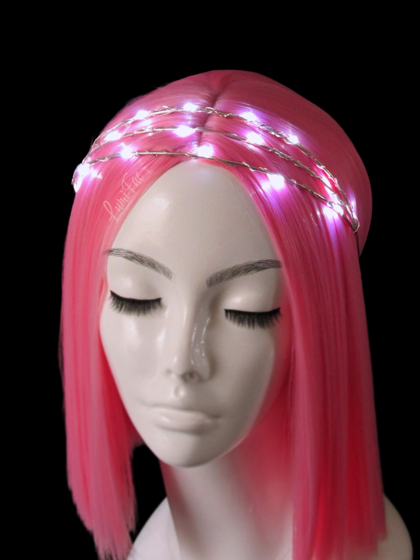 Triple LED starlight layered headband crown, fairy, goddess, ethereal