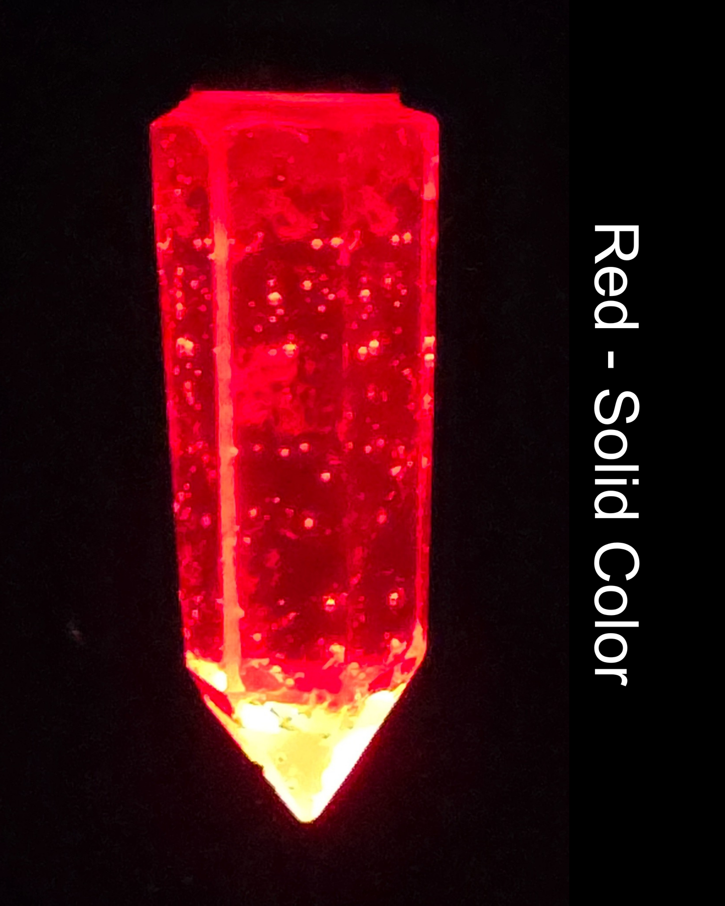 LED Crystal Necklace - 18" Stainless Steel - Handmade - LumiFae