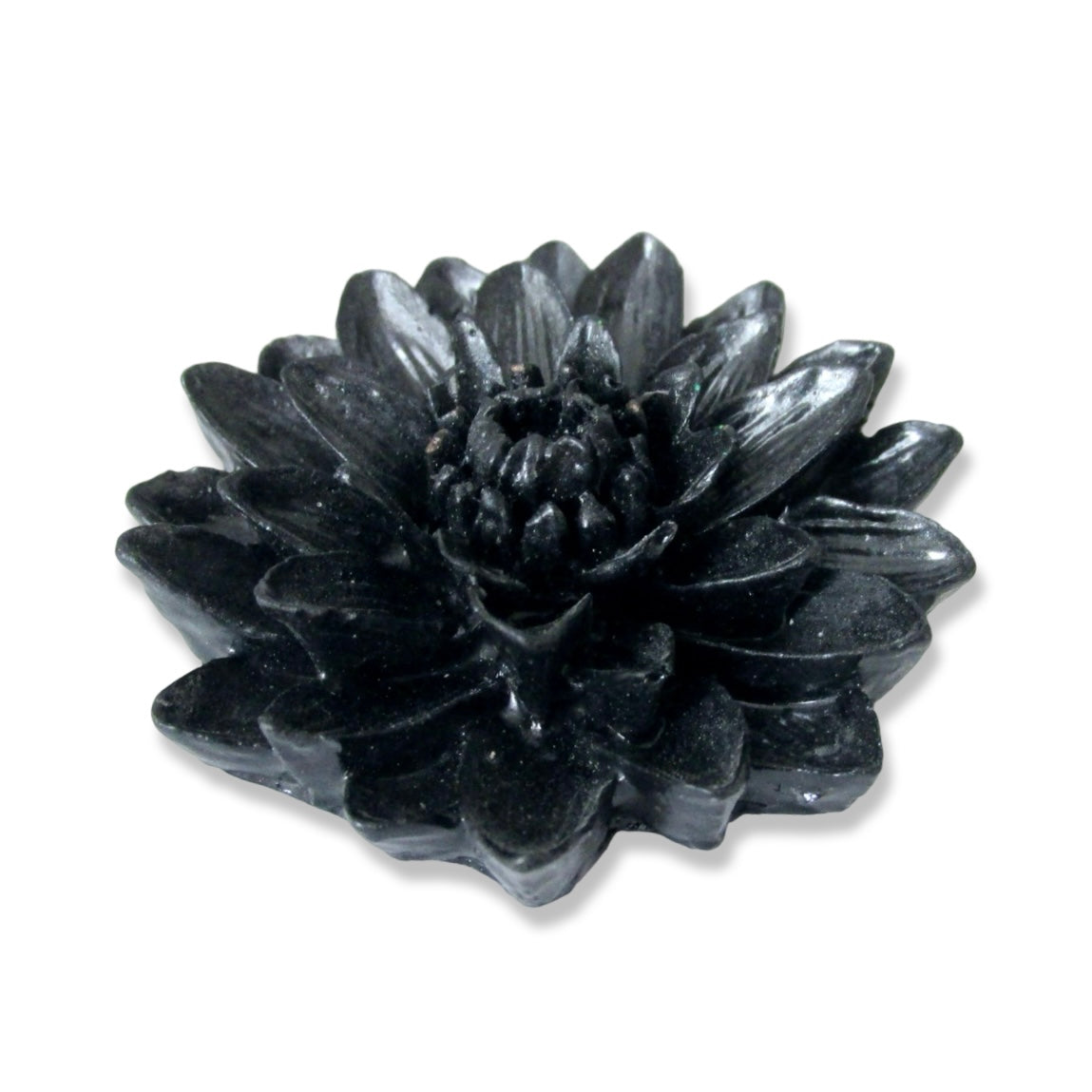 Black Lotus Hair Clip, Resin