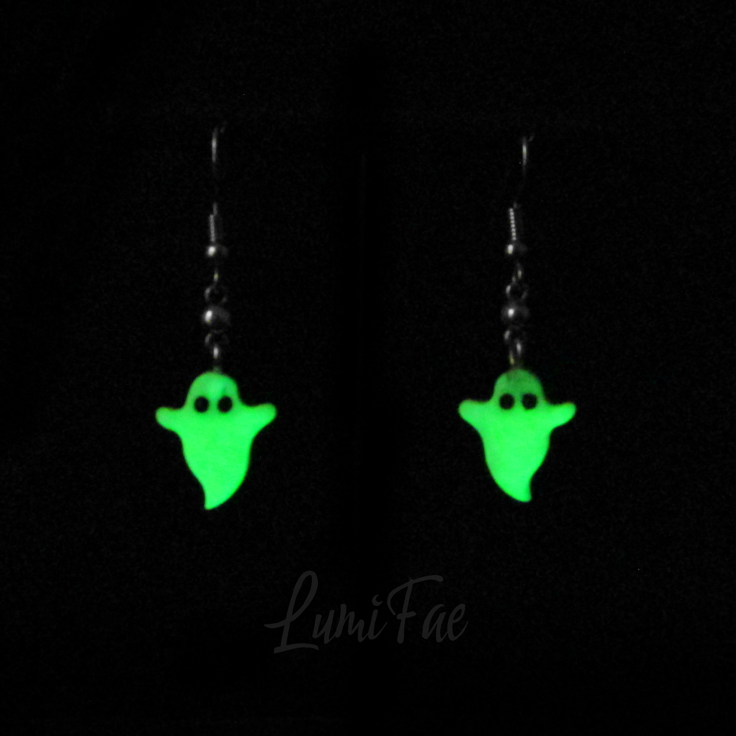 Glow-in-the-Dark Ghost Earrings