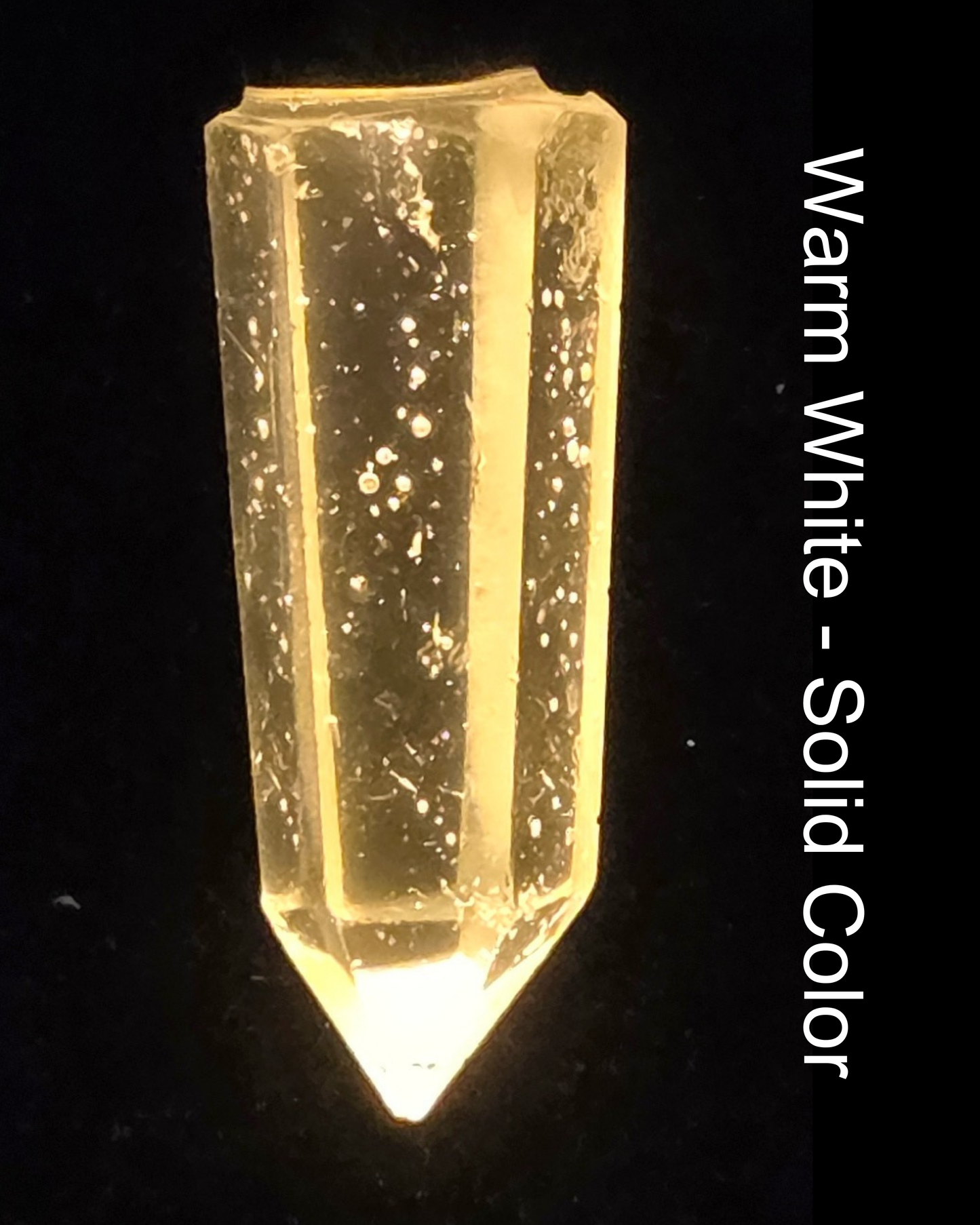 LED Crystal Necklace - 18" Stainless Steel - Handmade - LumiFae