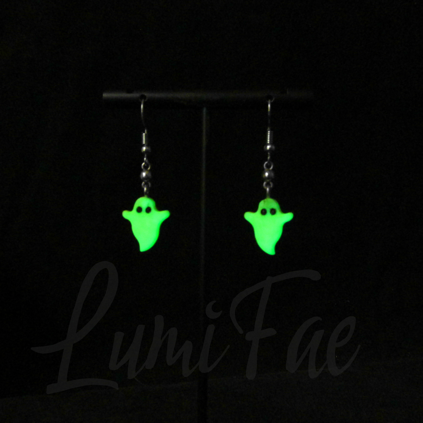 Glow-in-the-Dark Ghost Earrings