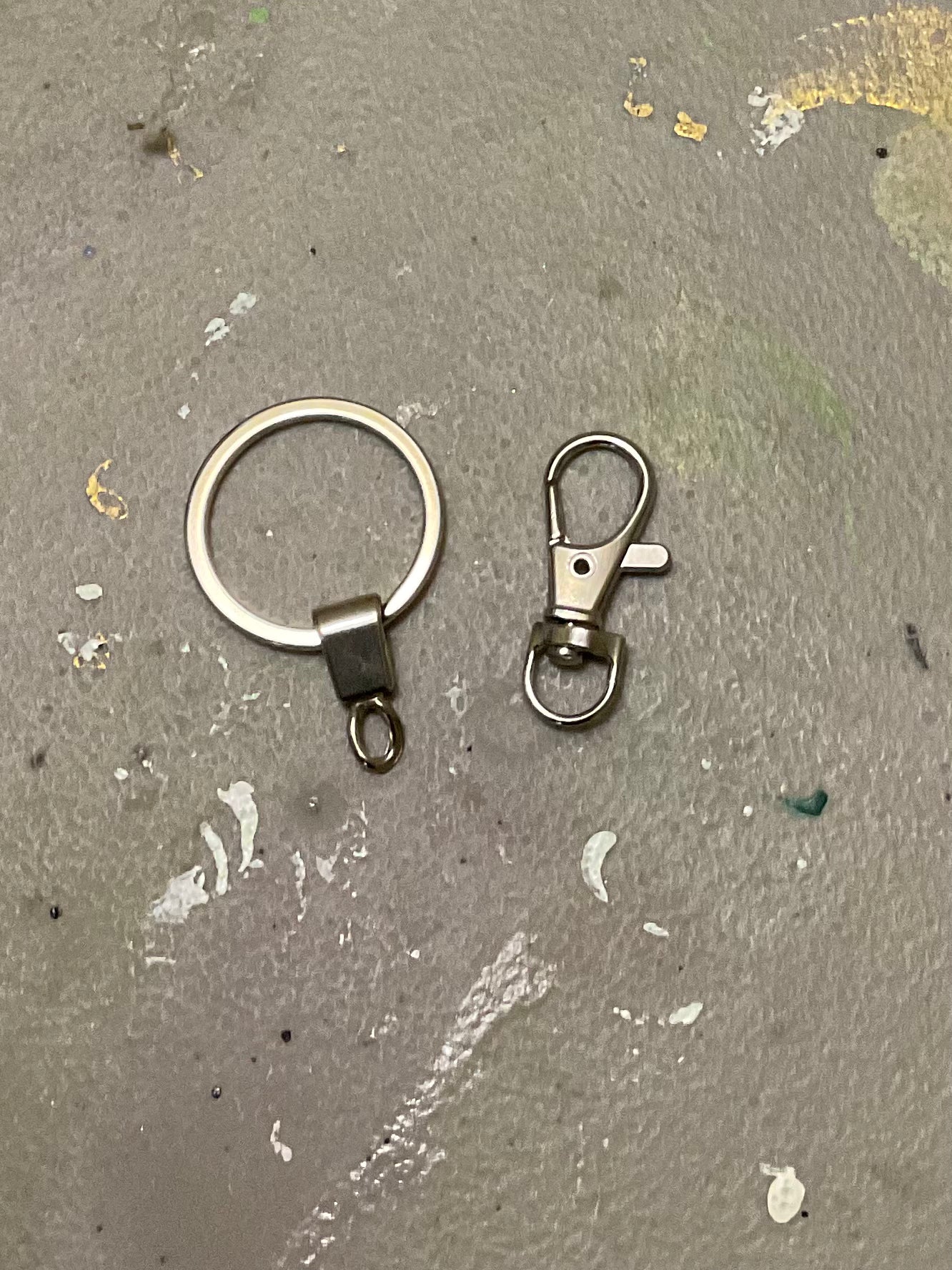 Big Moon Keychain - Sparkly Hot Pink, Star Glitter, Secure Keyring, Bag Charm, Handmade - LumiFae