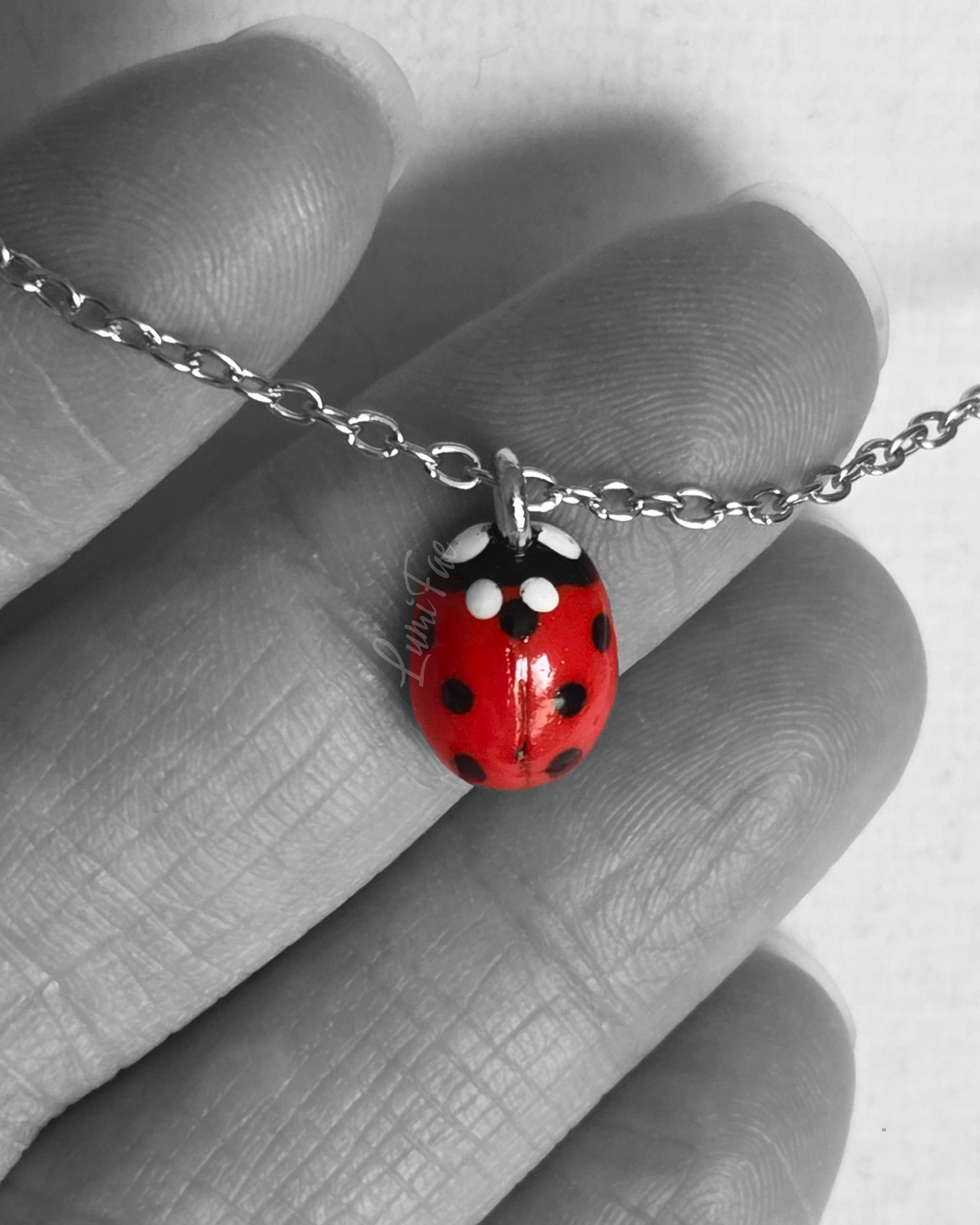 Ladybug Necklaces - Realistic, Handmade - LumiFae