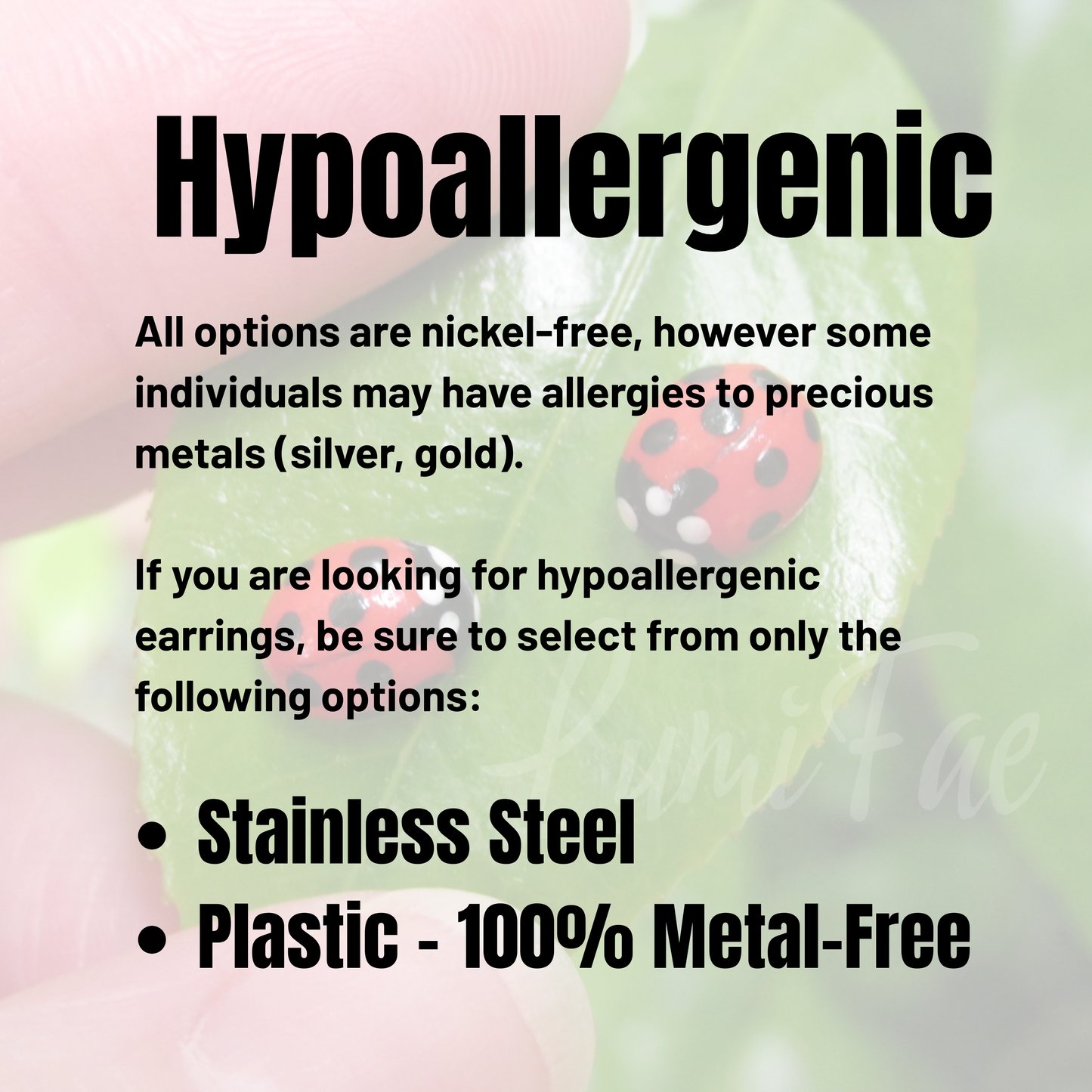 أقراط الدعسوقة واقعية