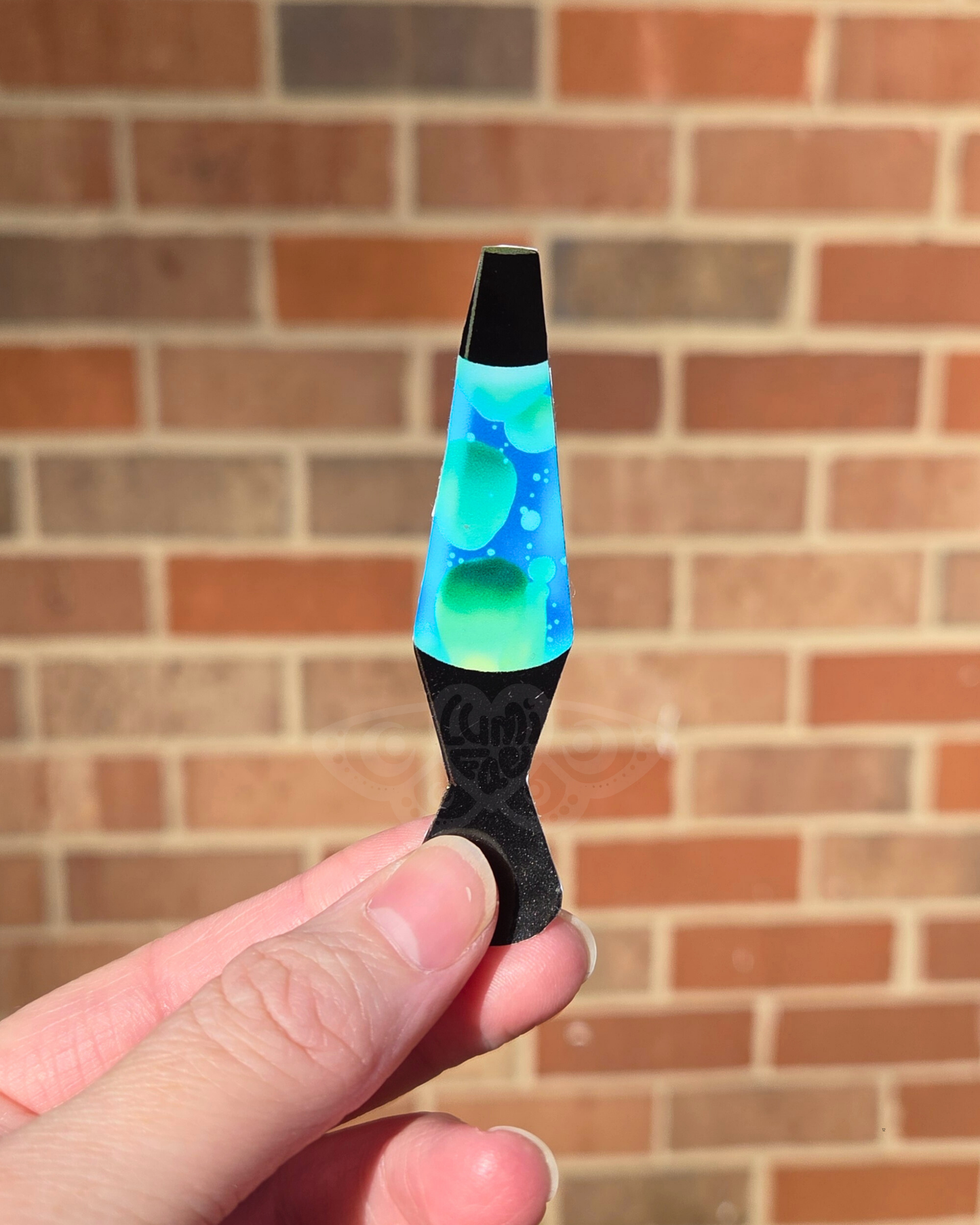 Blue Lava Lamp Sticker - 90s Retro Waterproof - LumiFae