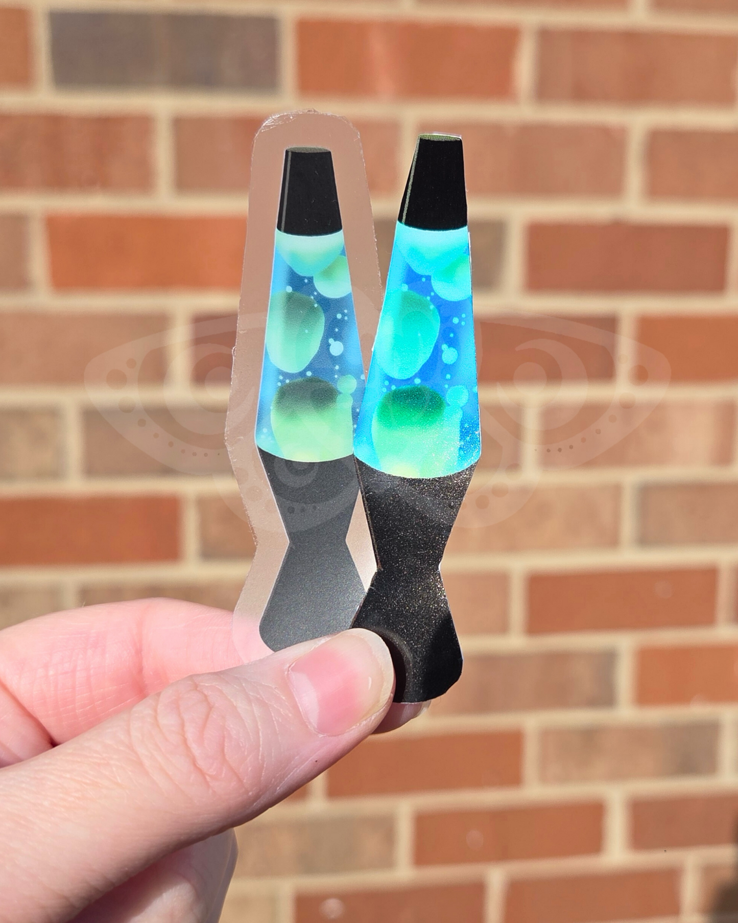 Blue Lava Lamp Sticker - 90s Retro Waterproof - LumiFae