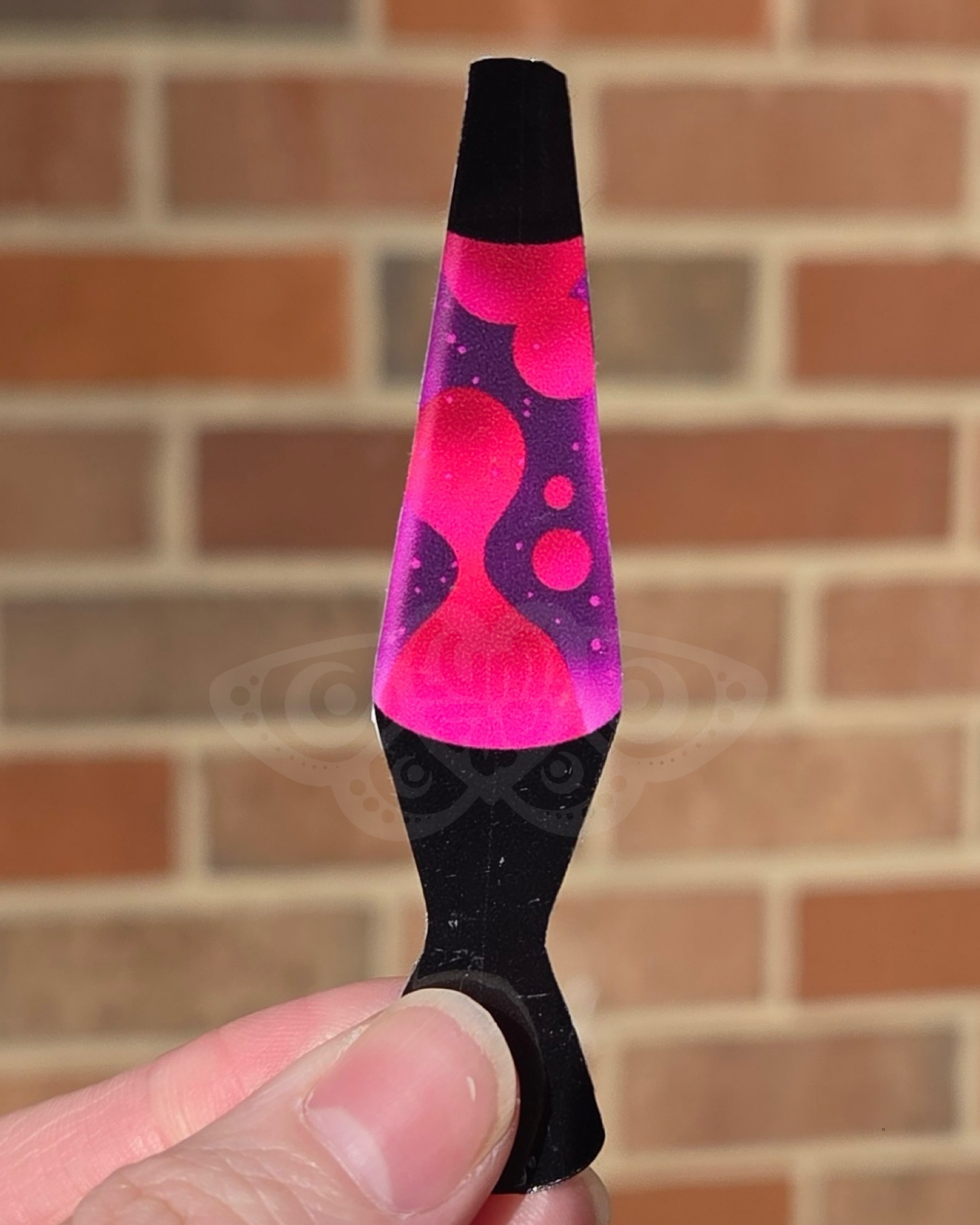 Pink Purple Lava Lamp Sticker - 90s Retro Vinyl - LumiFae
