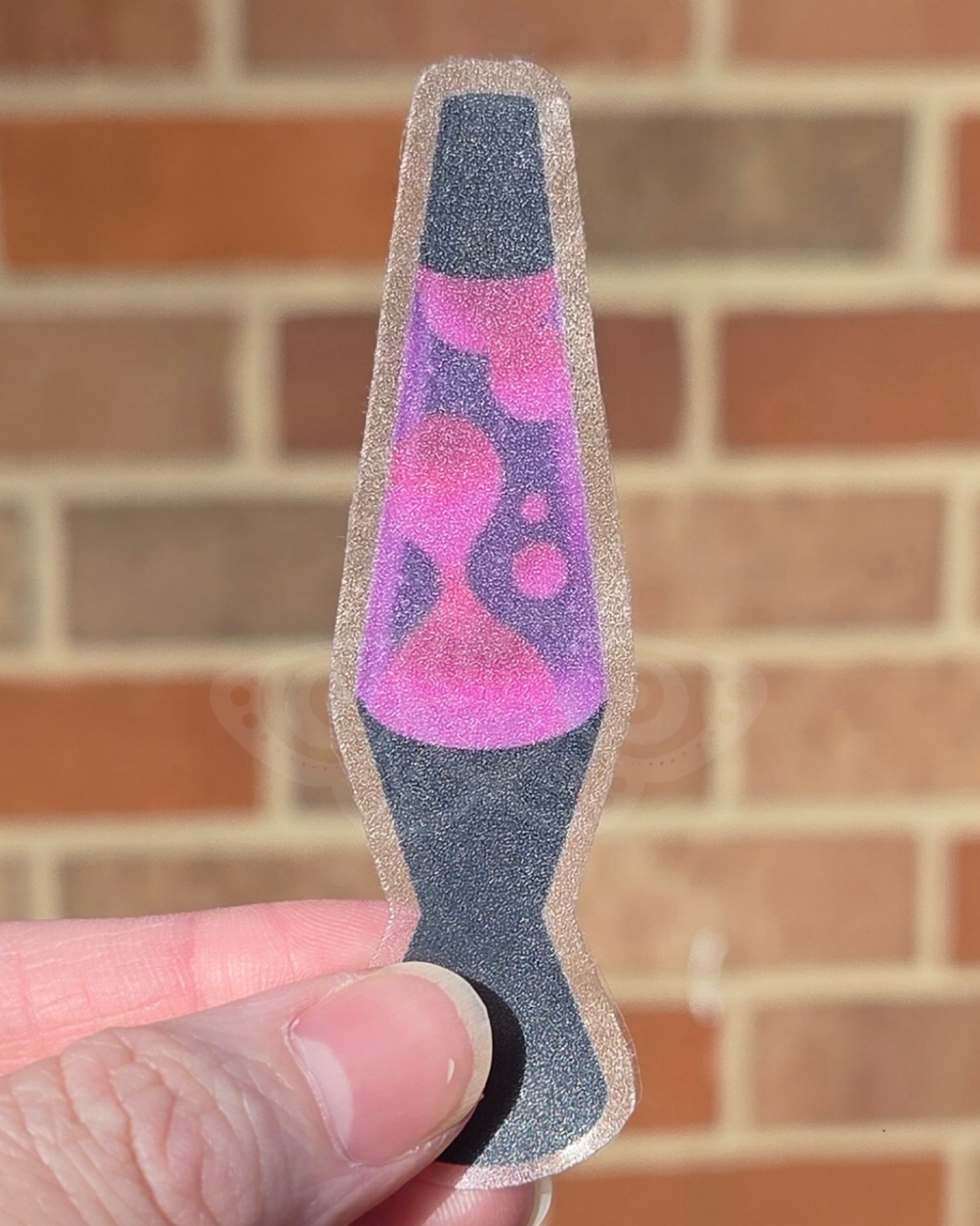 Pink Purple Lava Lamp Sticker - 90s Retro Vinyl - LumiFae
