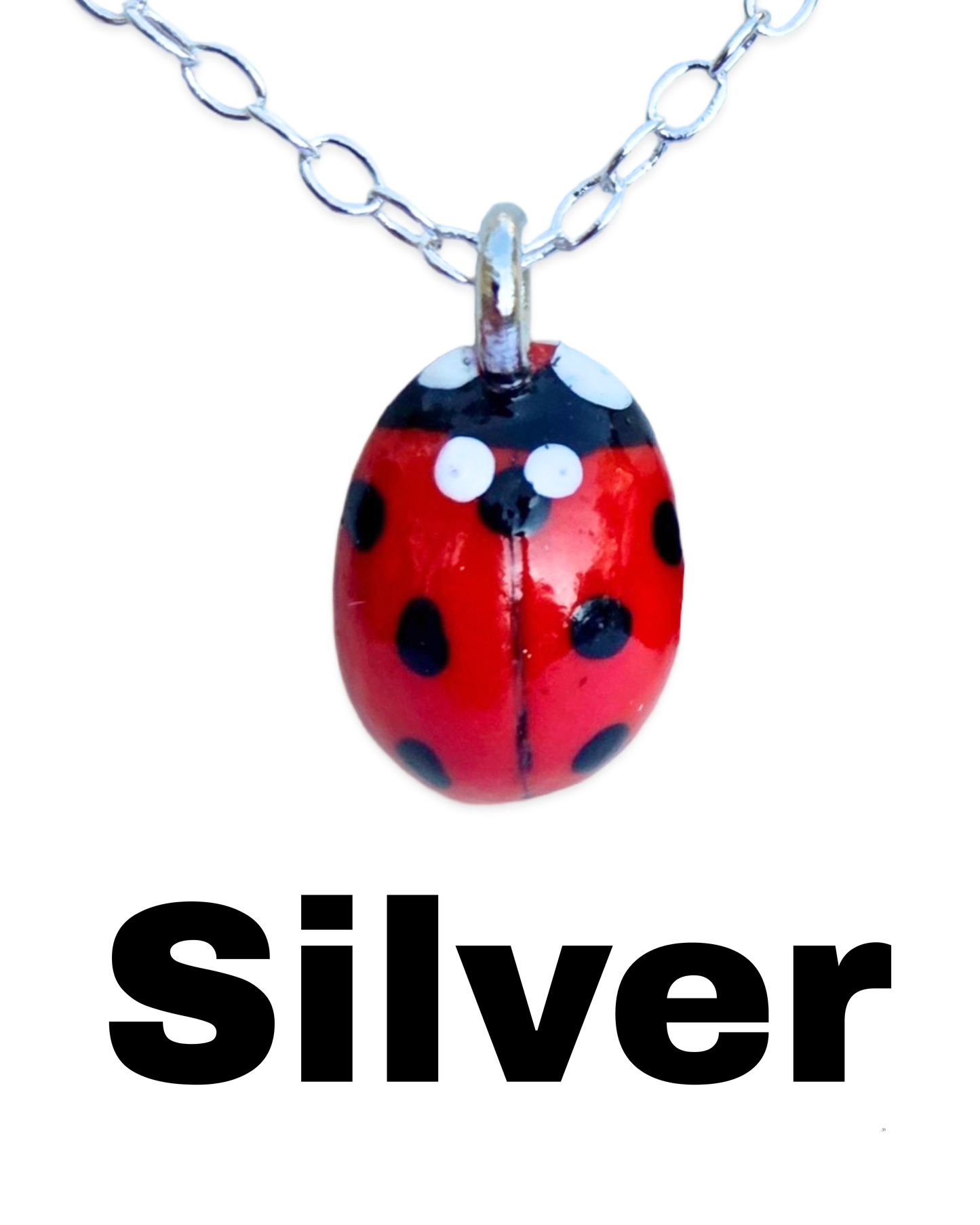 Ladybug Necklaces - Realistic, Handmade - LumiFae