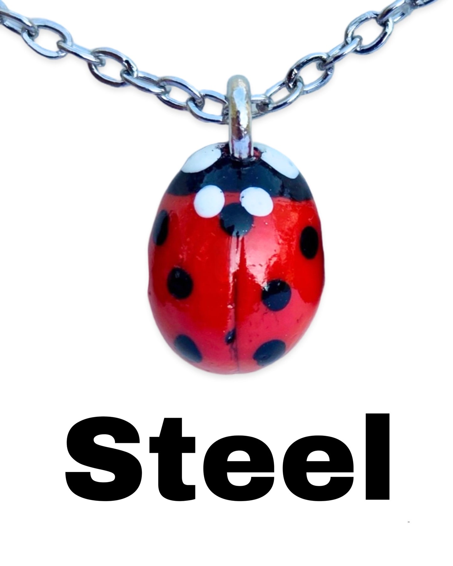 Ladybug Necklaces - Realistic, Handmade - LumiFae