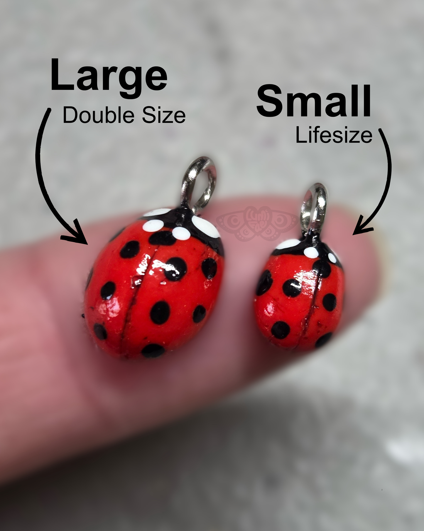 Ladybug Necklaces - Realistic, Handmade - LumiFae