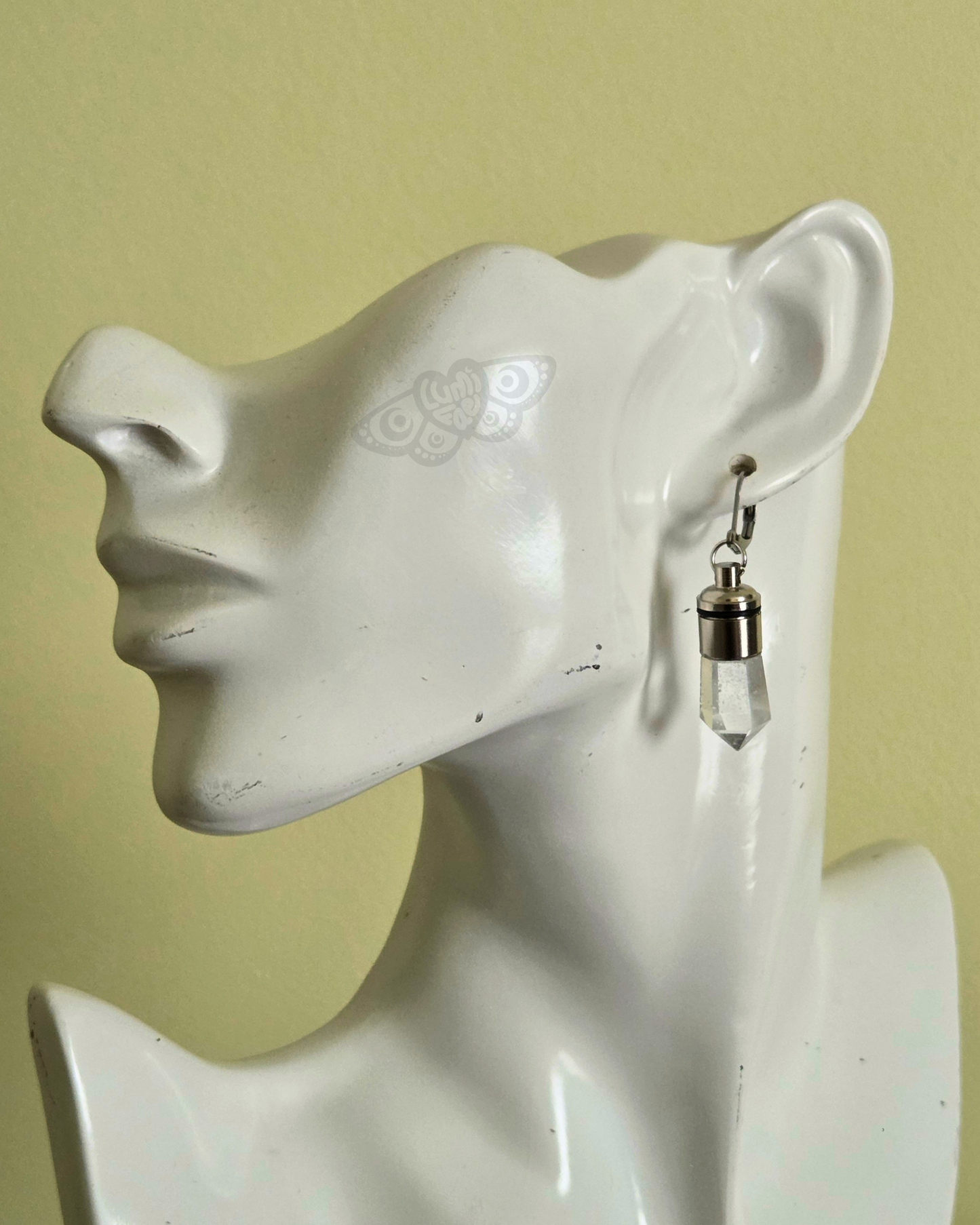 LED Crystal Earrings, Handmade, Resin, Lightweight - LumiFae