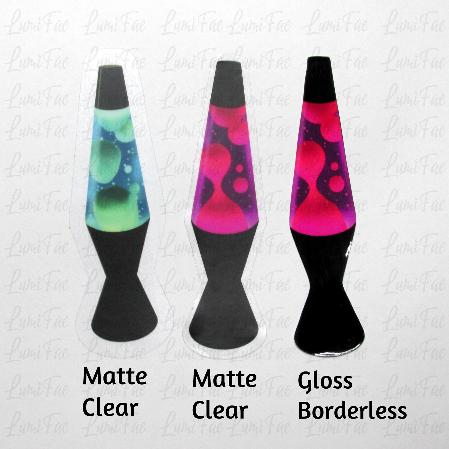 Lava Lamp Sticker, Pink and Purple, Realistic, 90s, glossy or matte