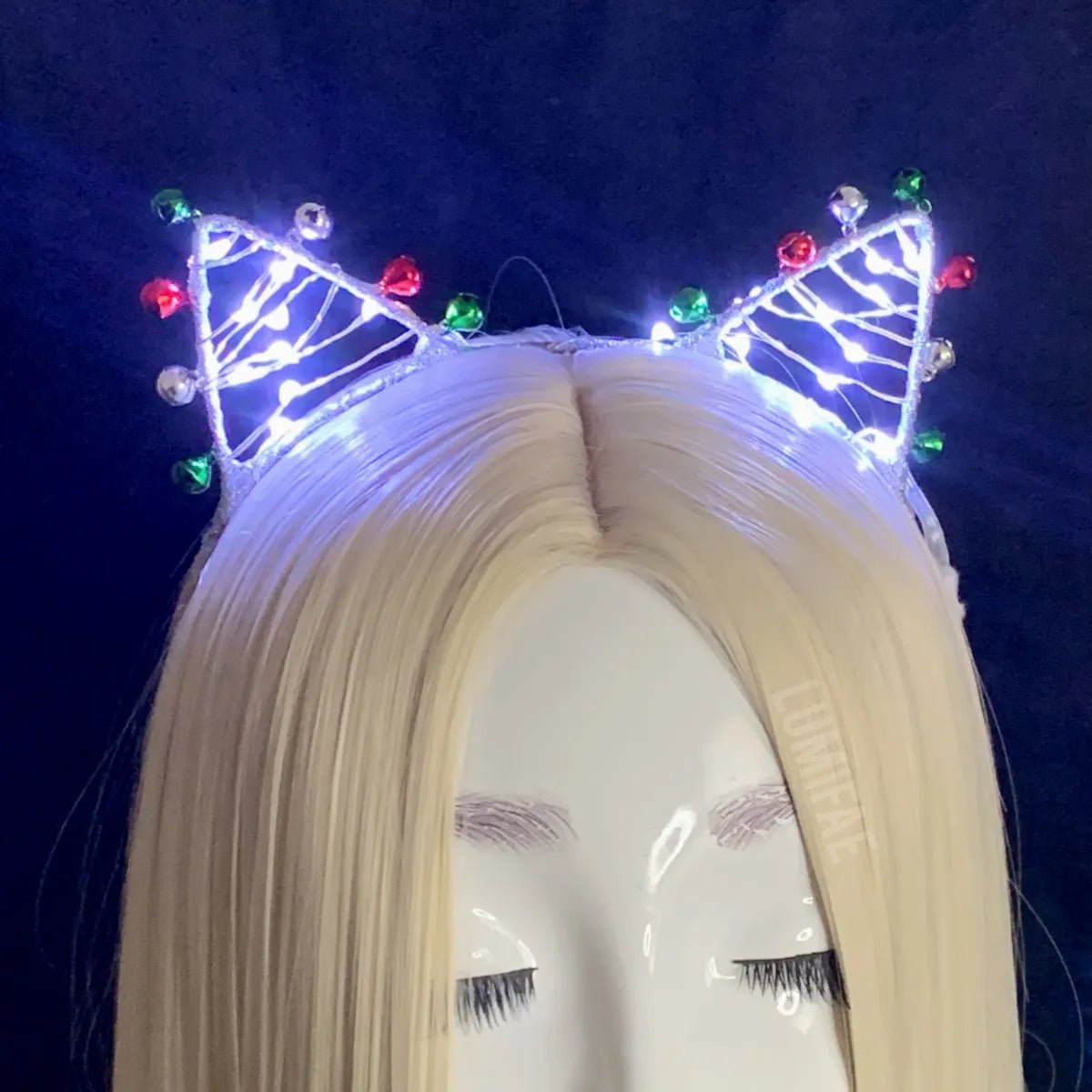 Glowing Jingle Bell Cat Ears - LumiFae