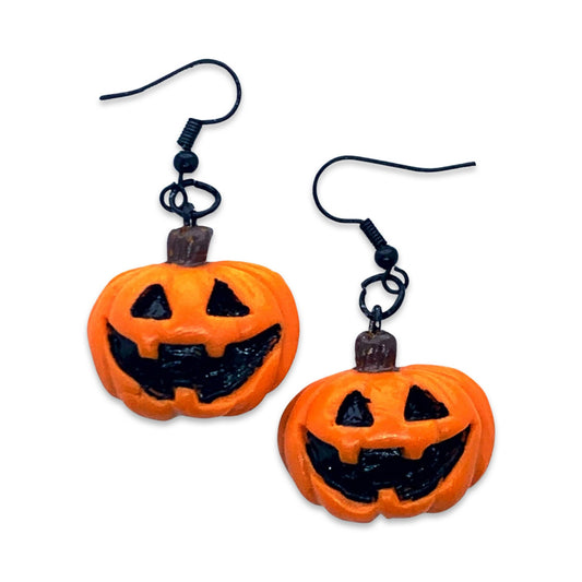 Jack-o-Lantern Earrings - LumiFae