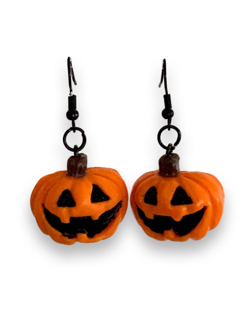 Jack-o-Lantern Earrings - LumiFae