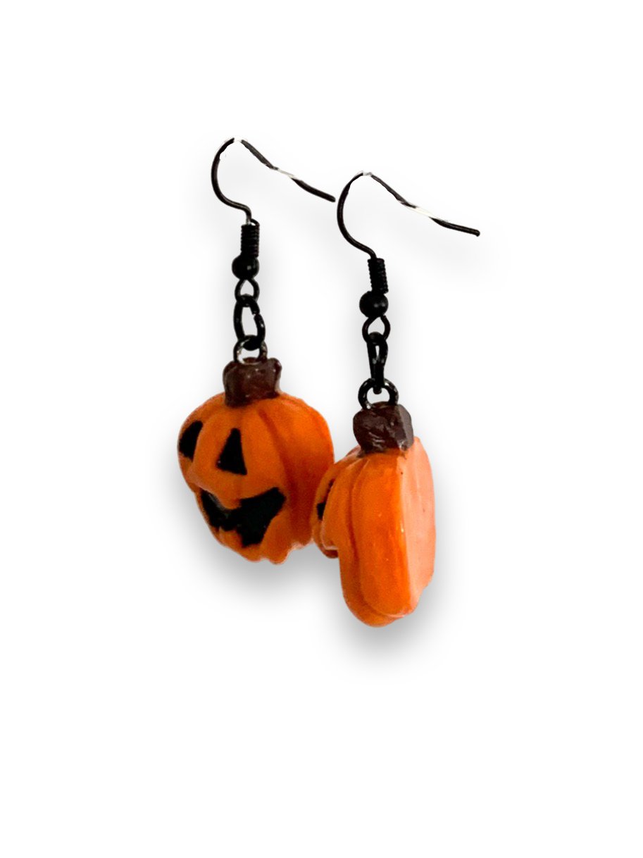 Jack-o-Lantern Earrings - LumiFae