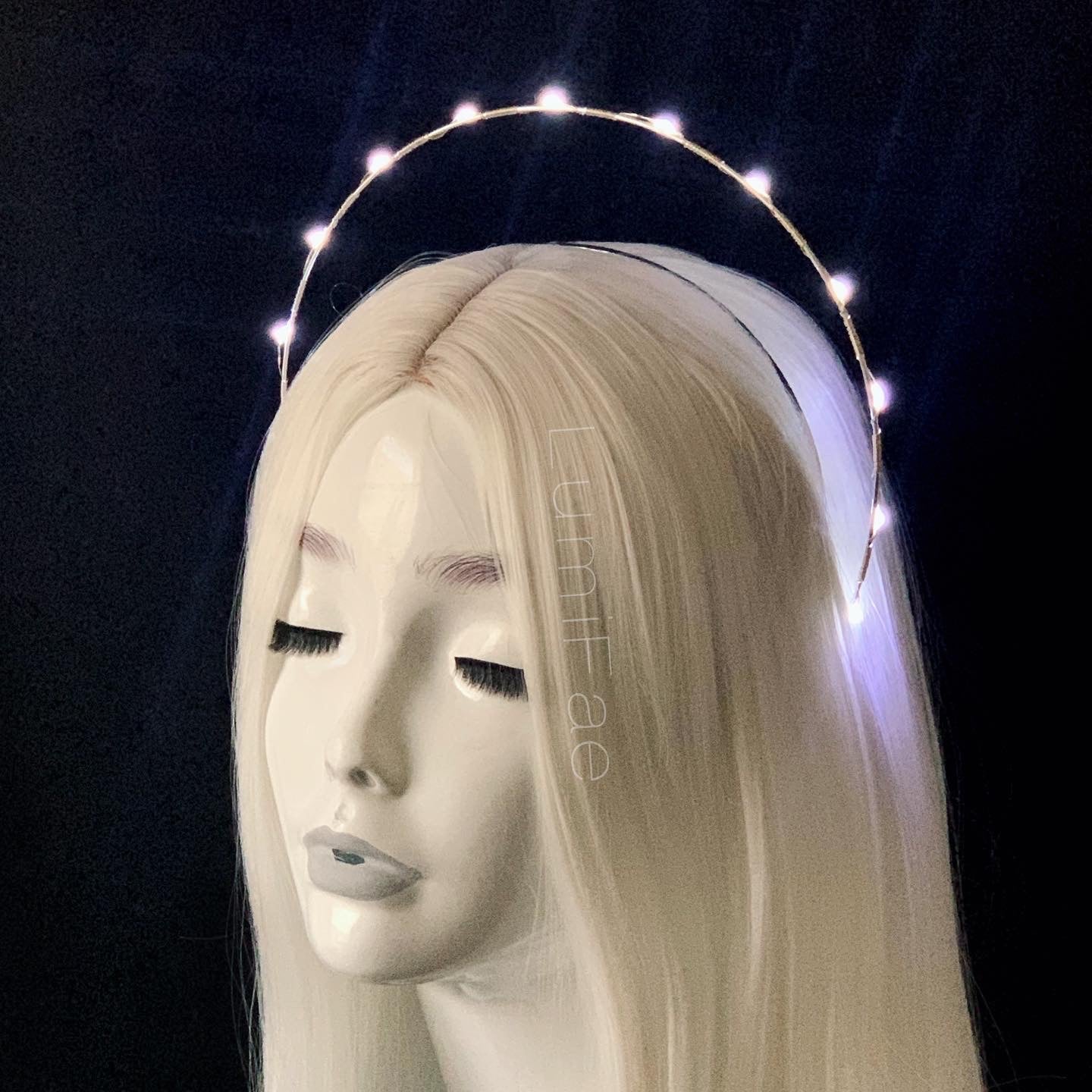 LED Goddess Halo Crown, MTO - LumiFae