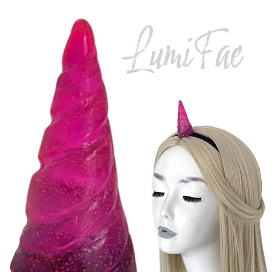 Pink Baby Unicorn Horn - Last One - Discontinued - LumiFae