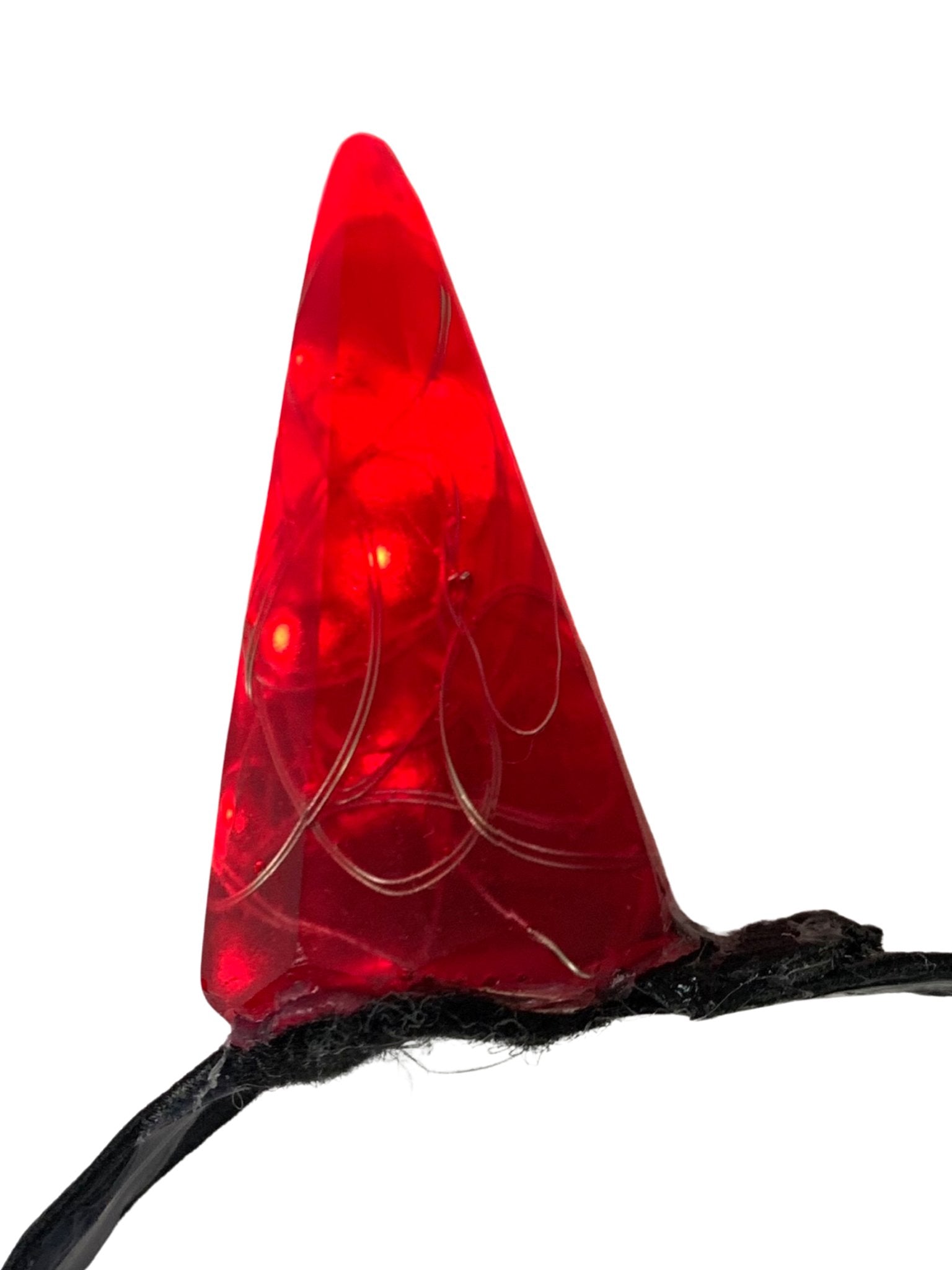 Red LED Horns Headband - LumiFae