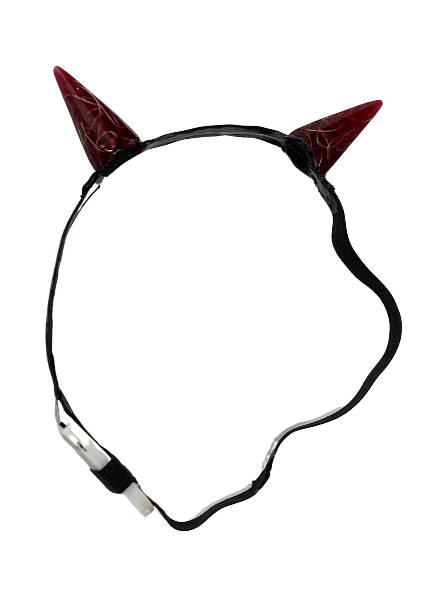 Red LED Horns Headband - LumiFae