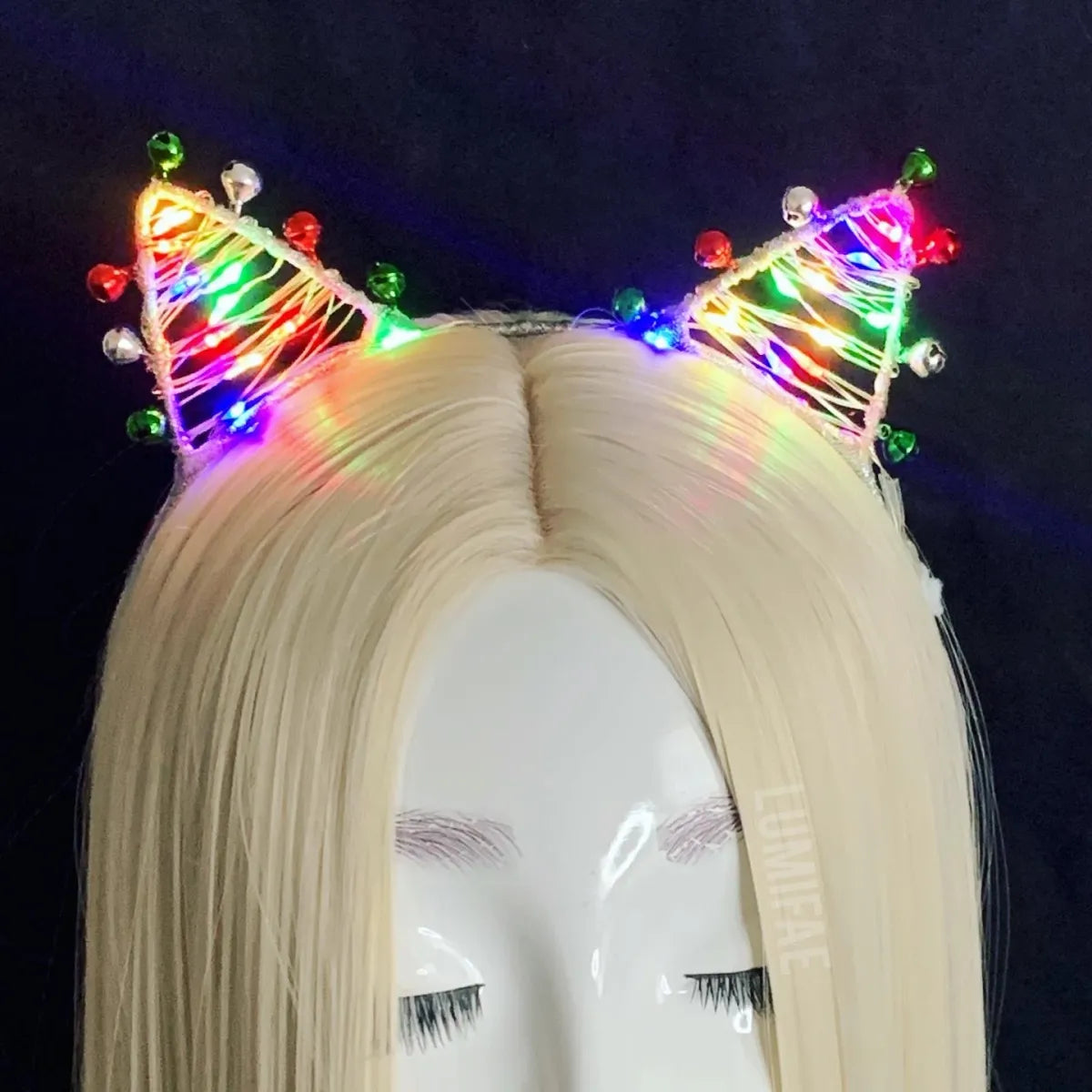 Glowing Jingle Bell Cat Ears